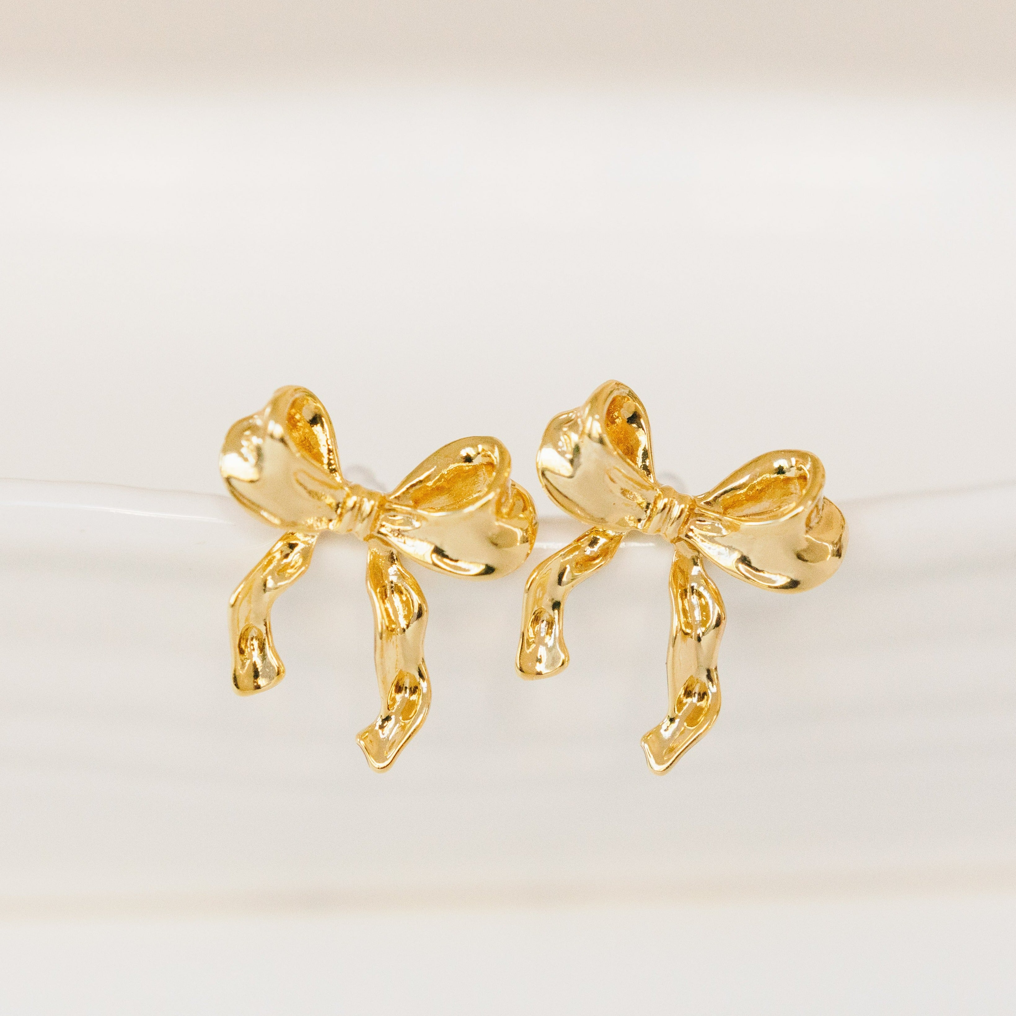 Ribbon Bow Earrings