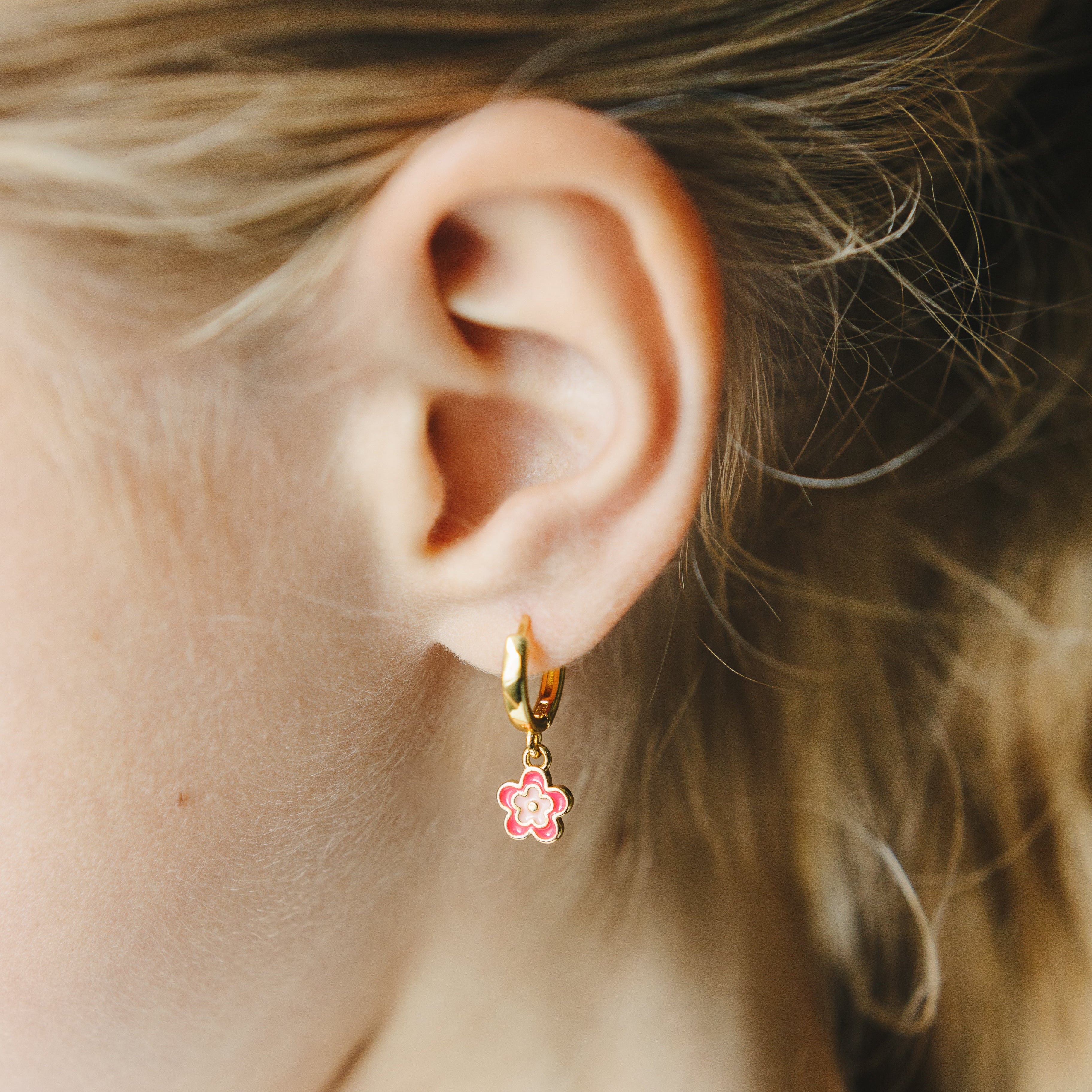 Rowan Flower Hoops