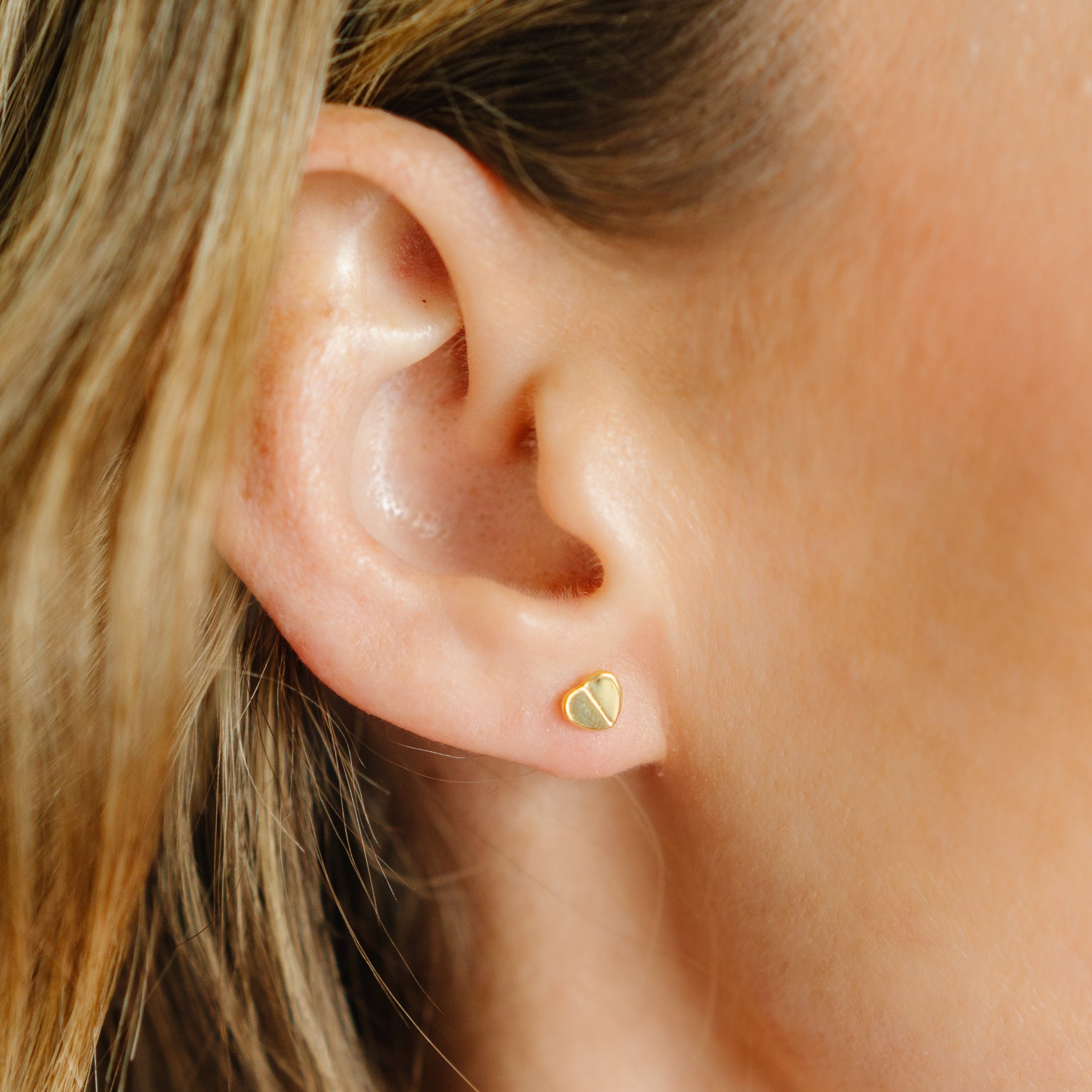 Love Letter Screw-back Earrings