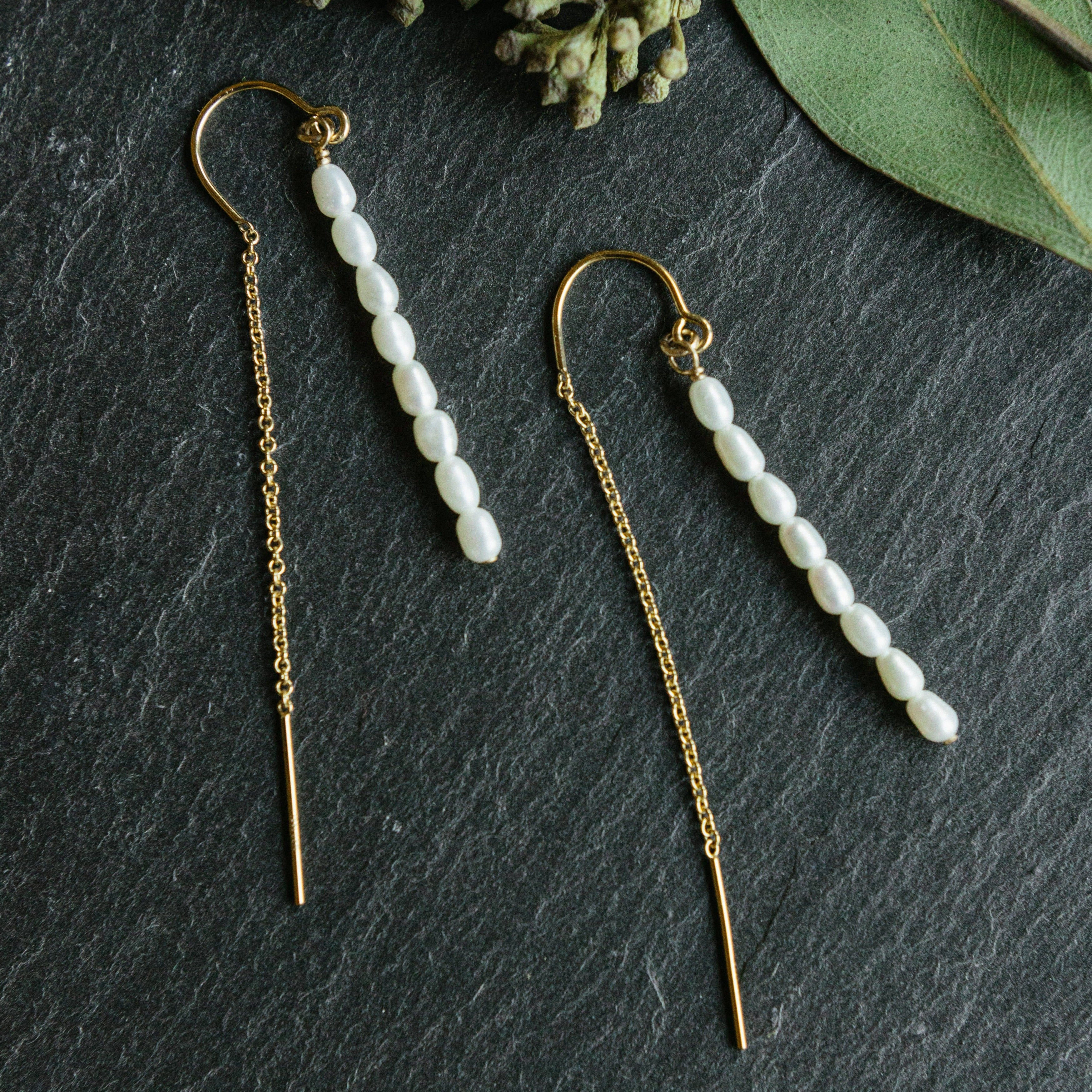 Pearl Threader Earring