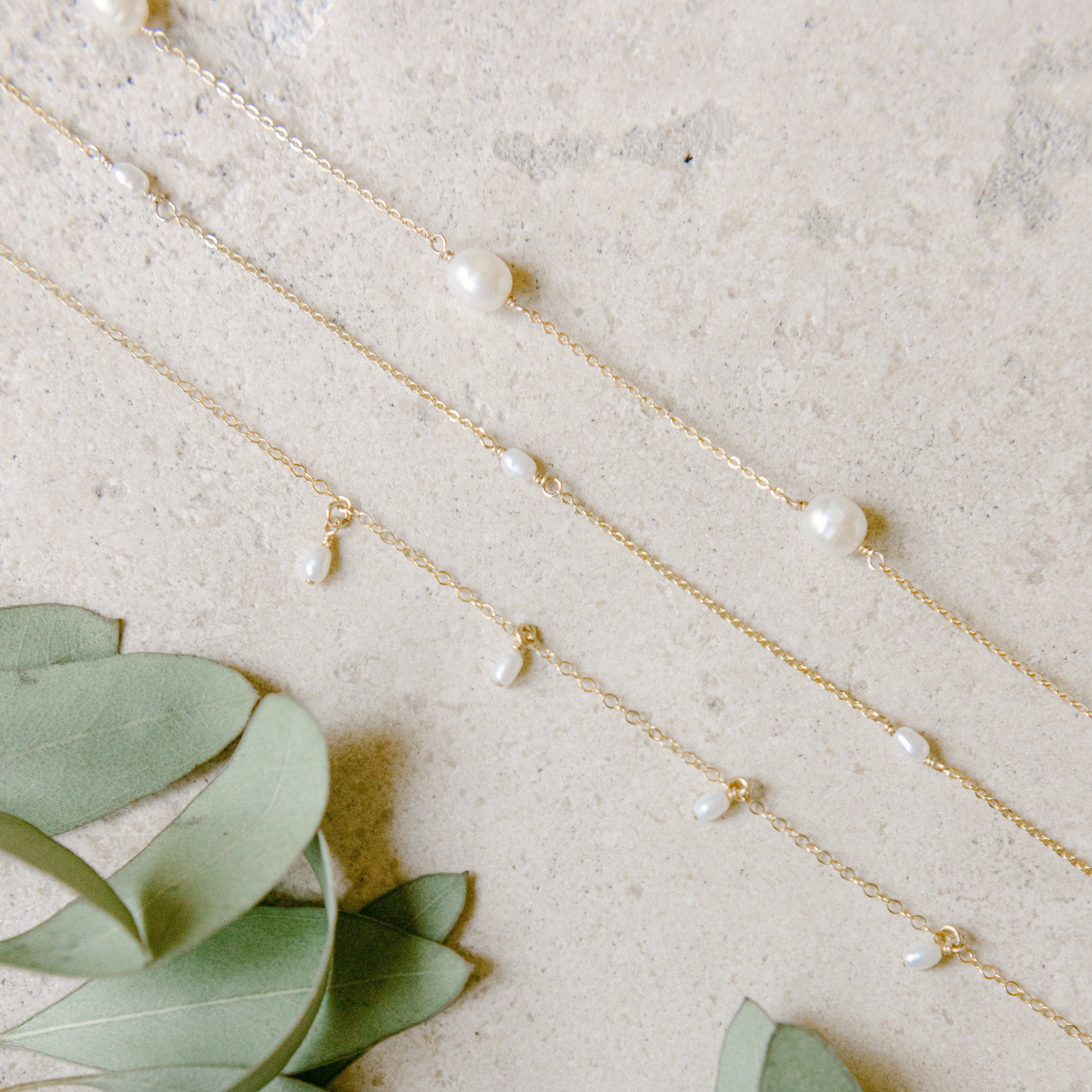 Large Infinity Pearl Necklace