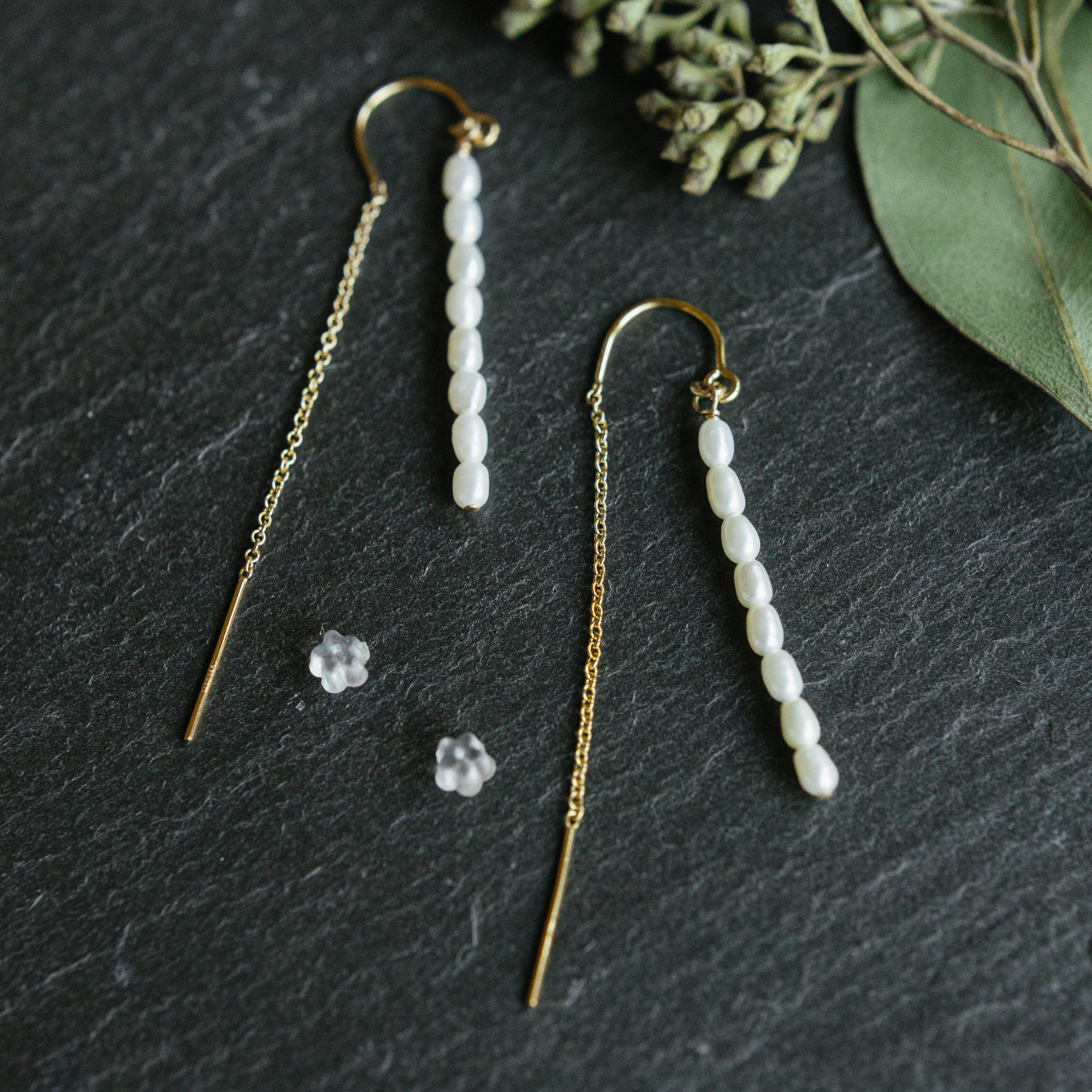 Pearl Threader Earring