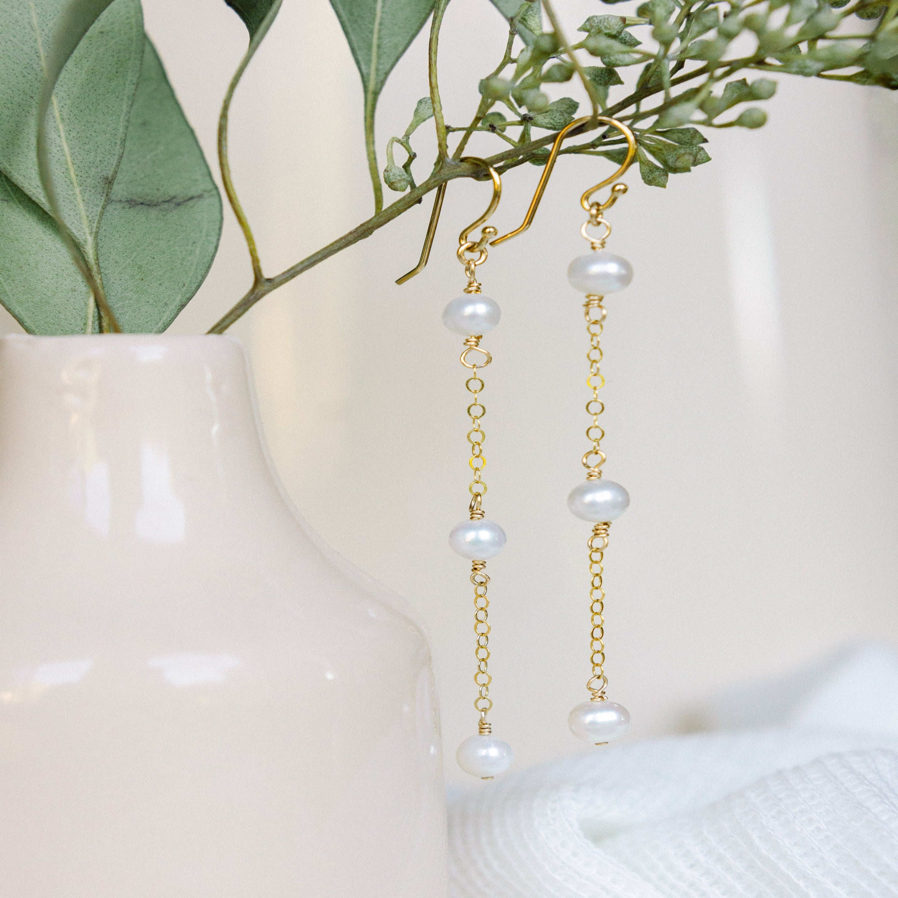 Bridal Pearl Earrings