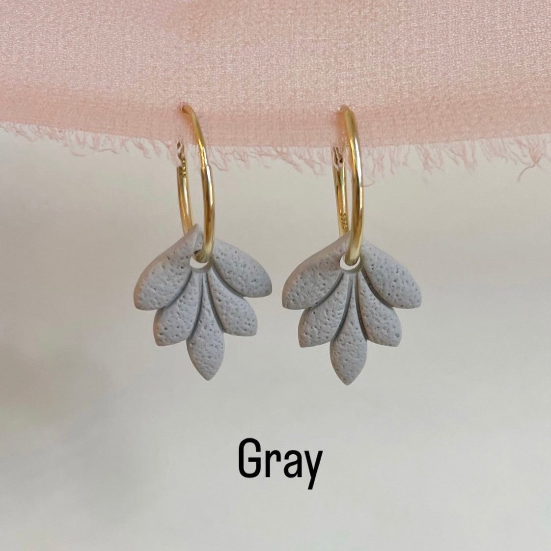 Petal Hoop Earrings