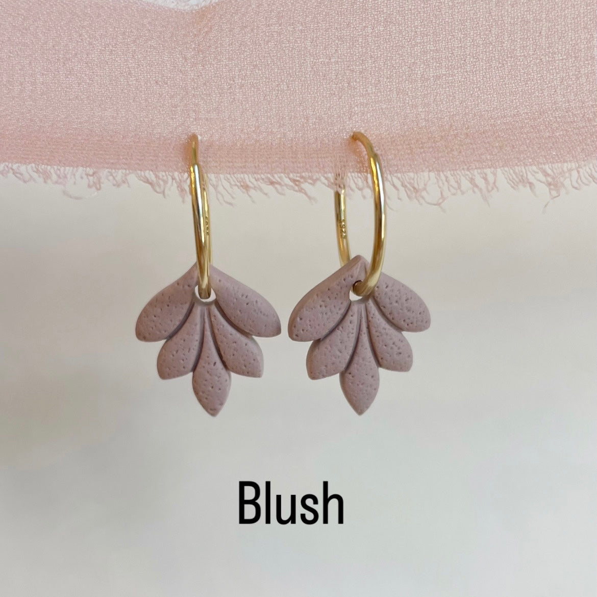 Petal Hoop Earrings