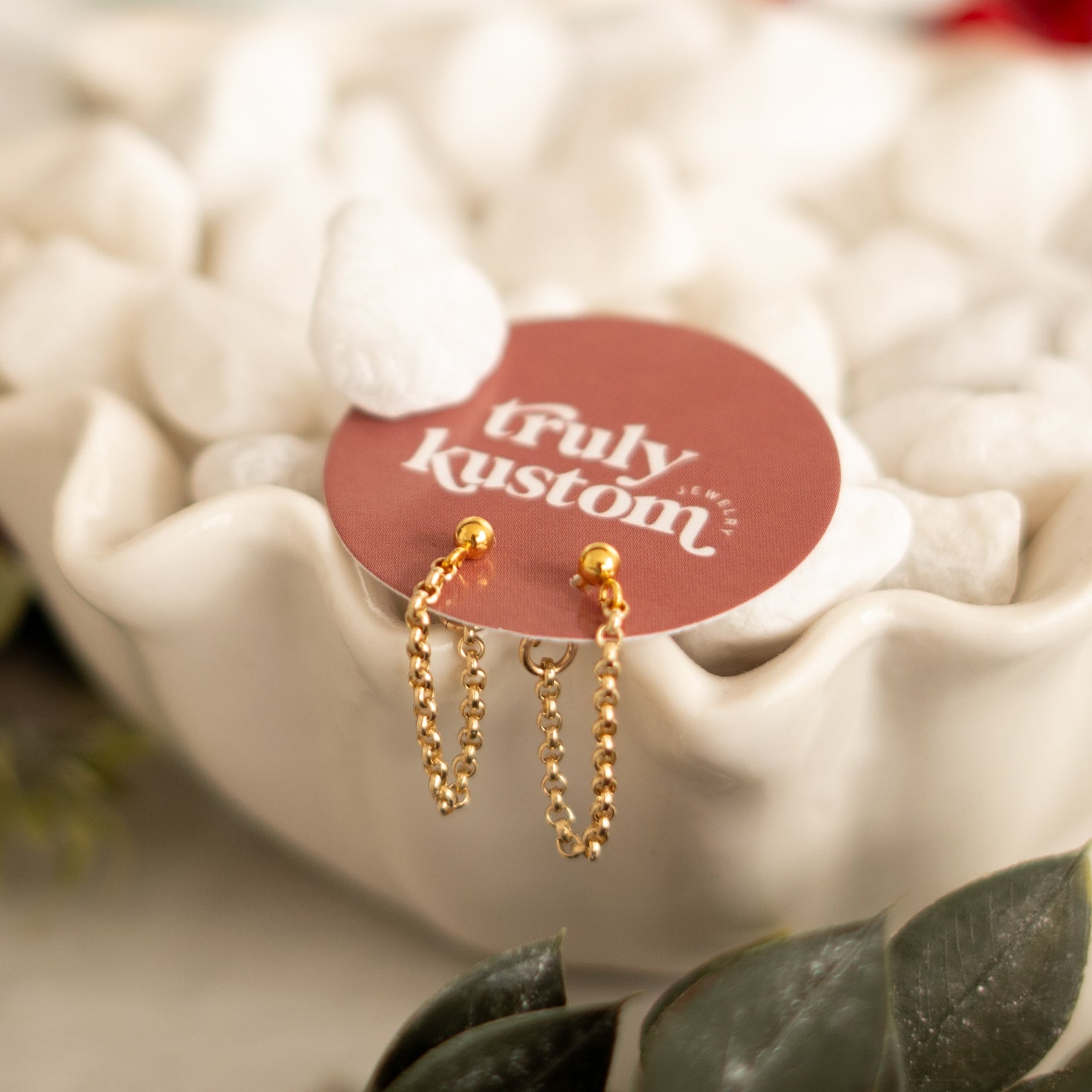 Lustre Chain Earrings