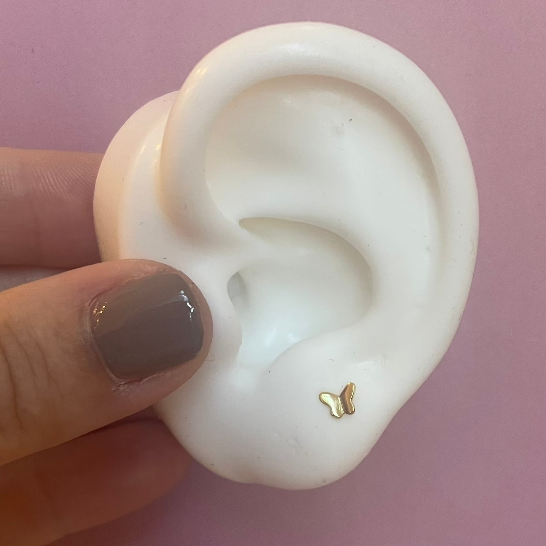 Butterfly Screw Back Earrings