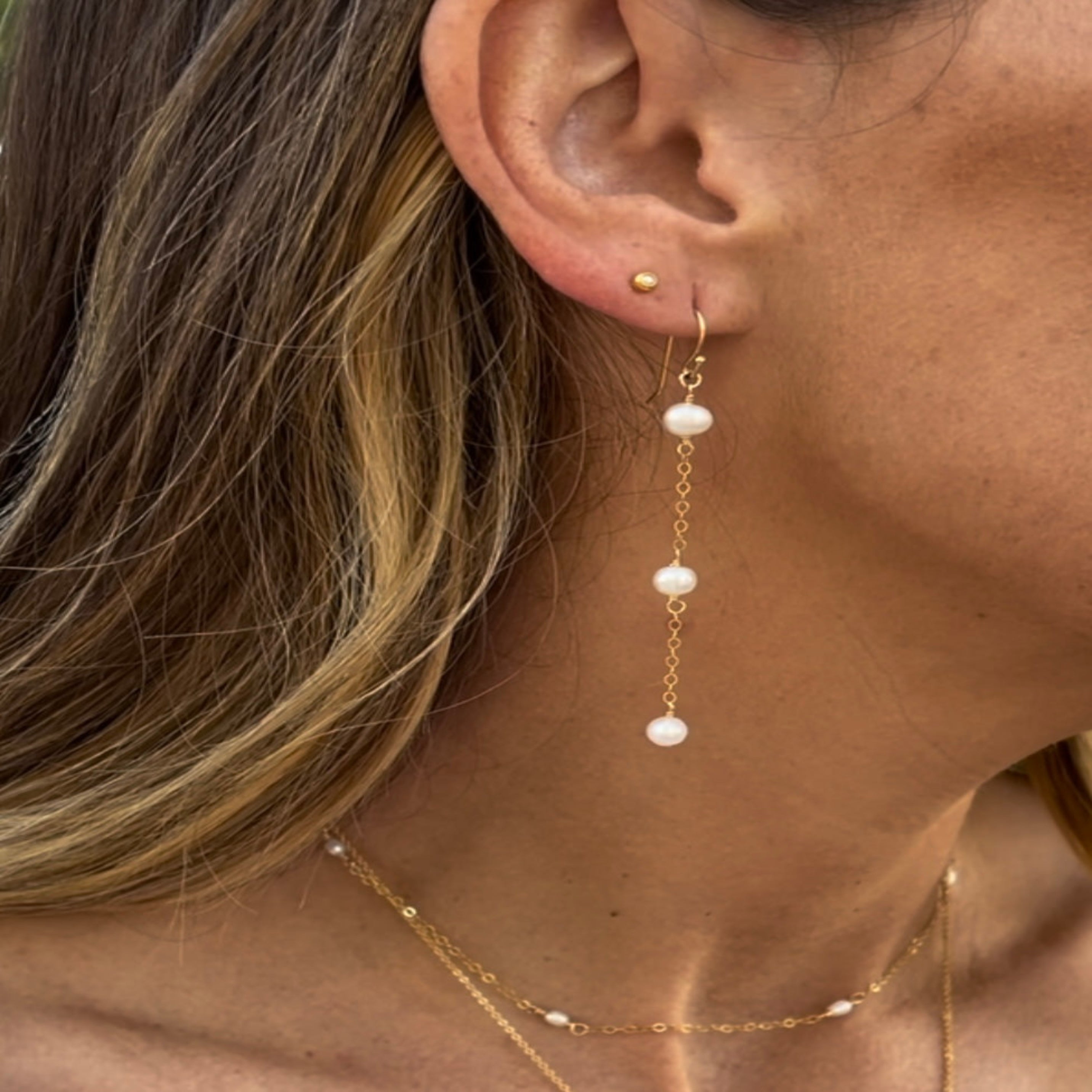 Bridal Pearl Earrings