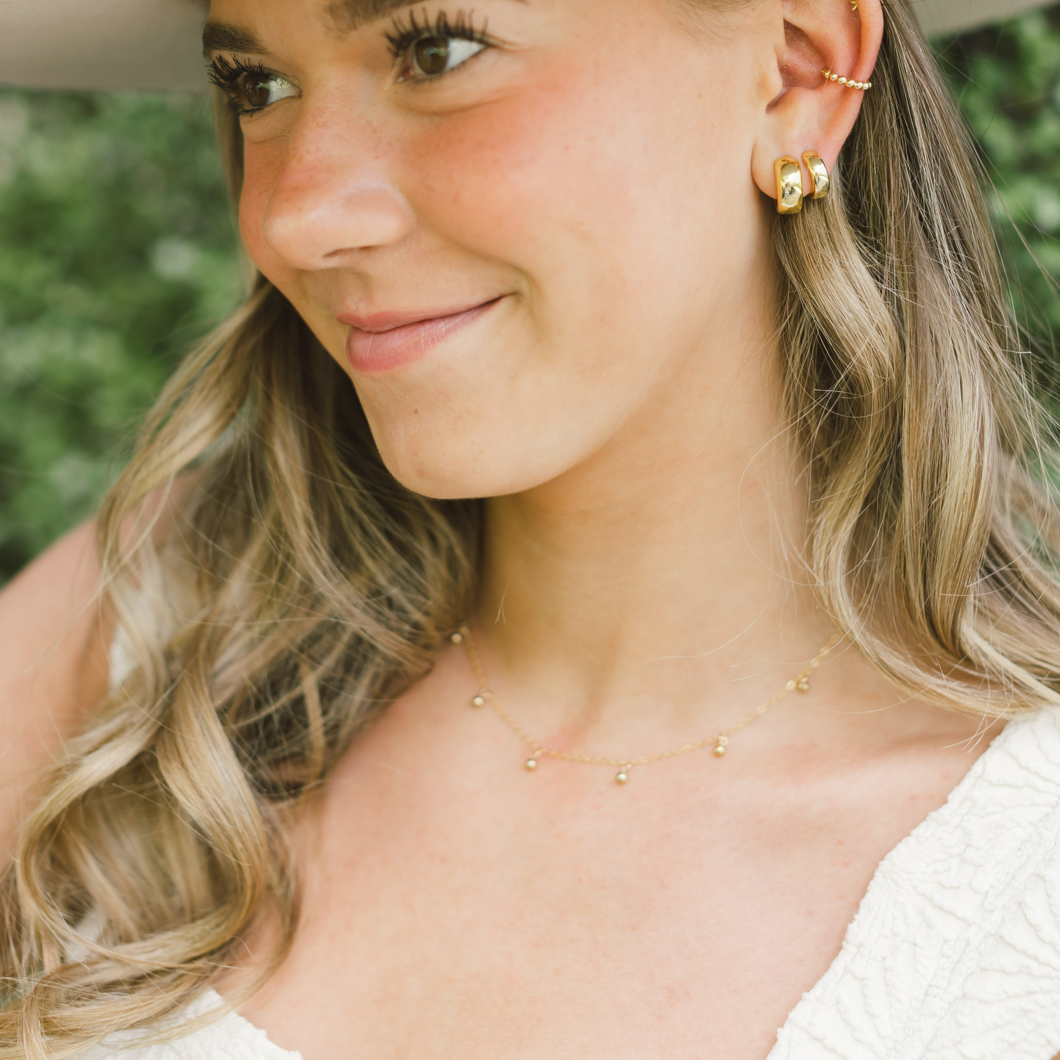 Beaded Drop Necklace