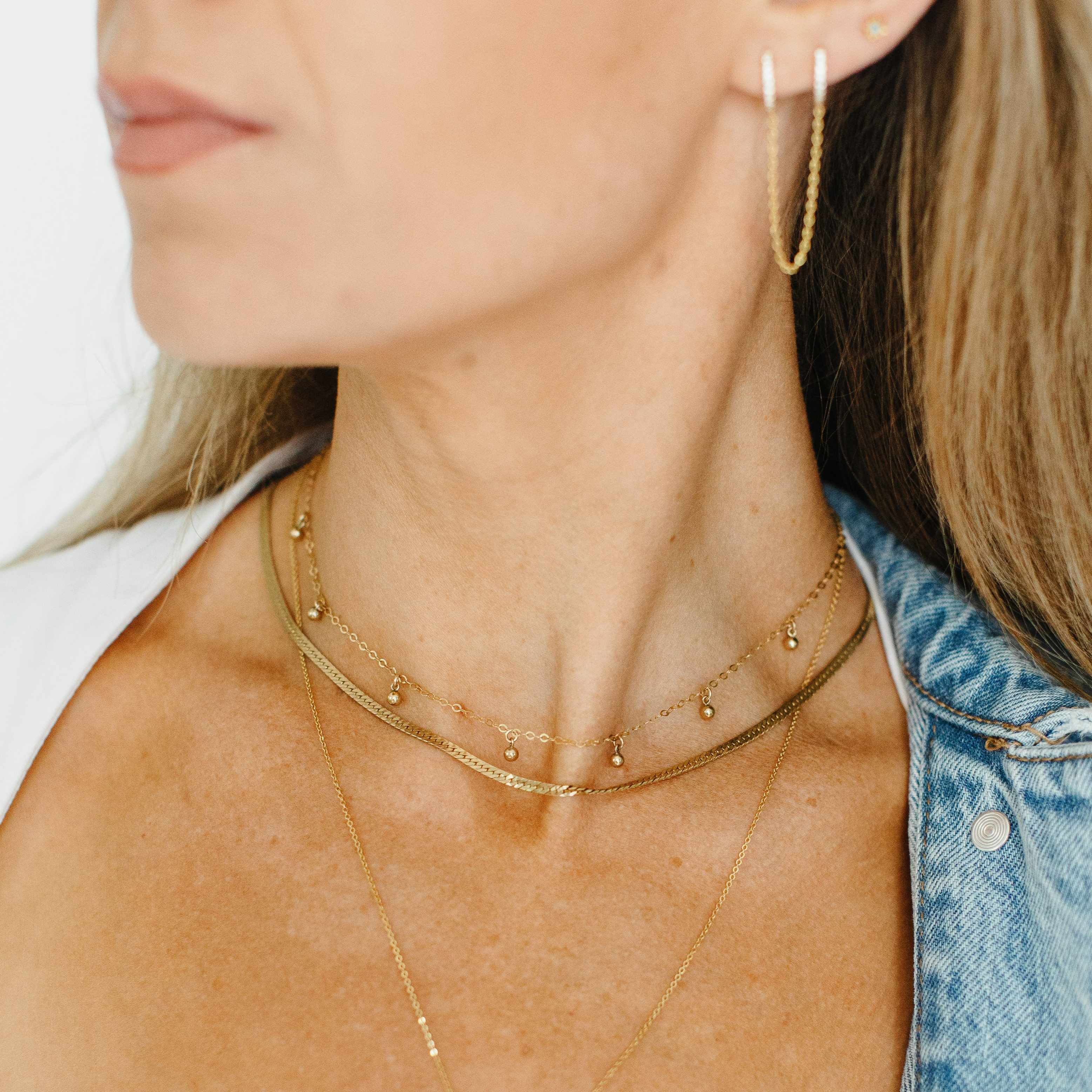 Beaded Drop Necklace