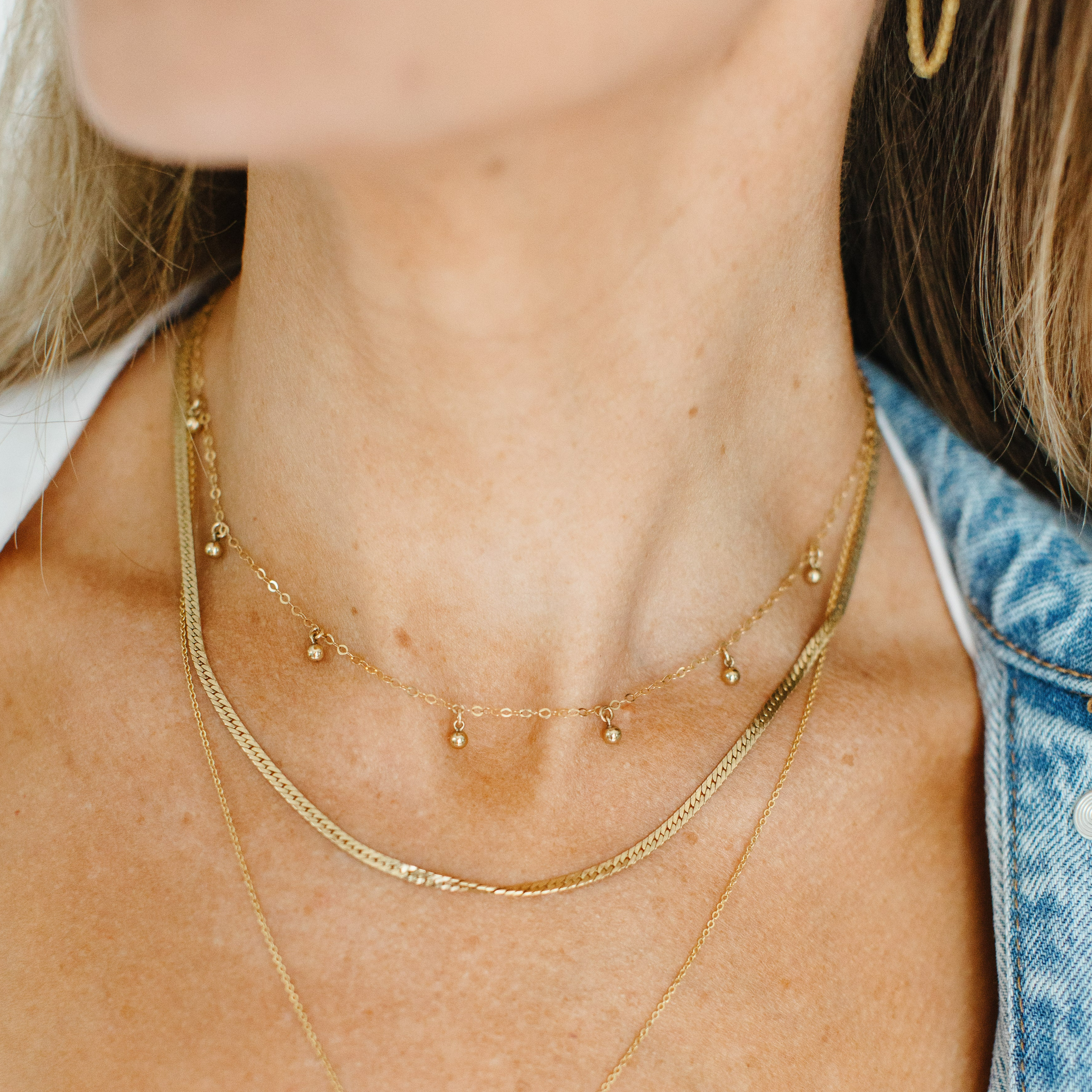 Beaded Drop Necklace