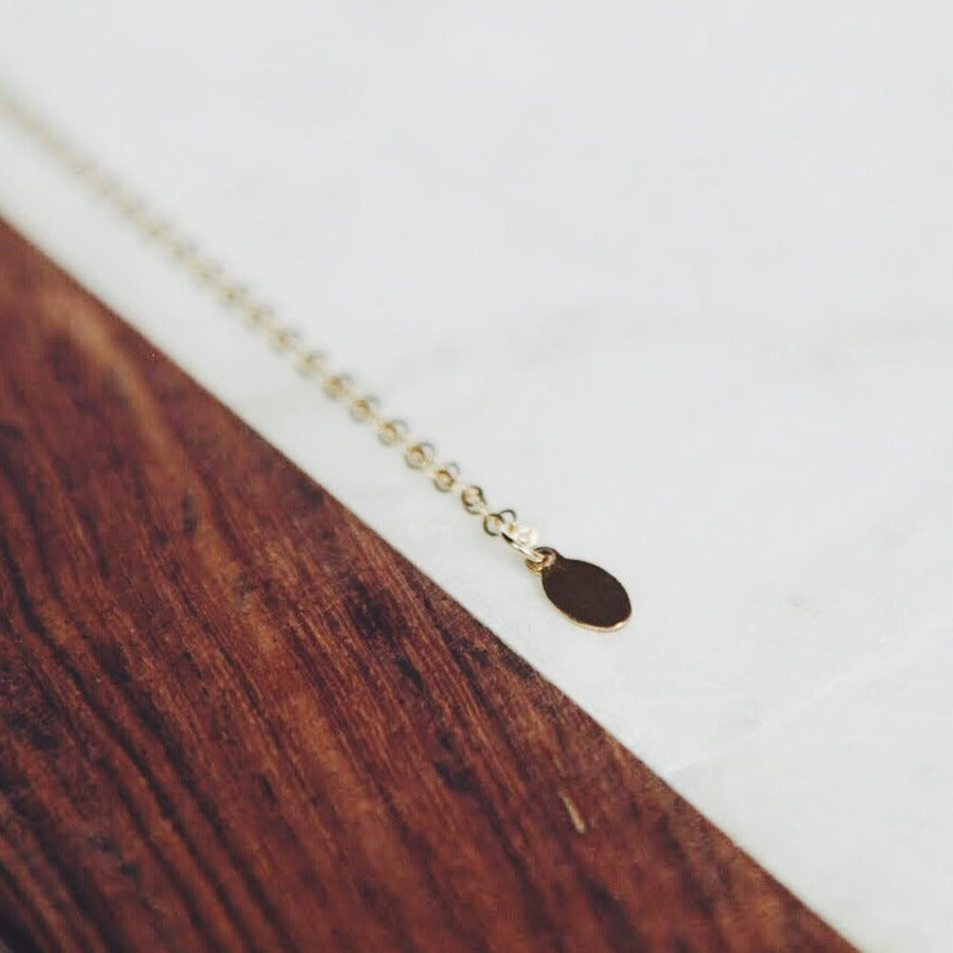 Mini Rounded Tag Necklace