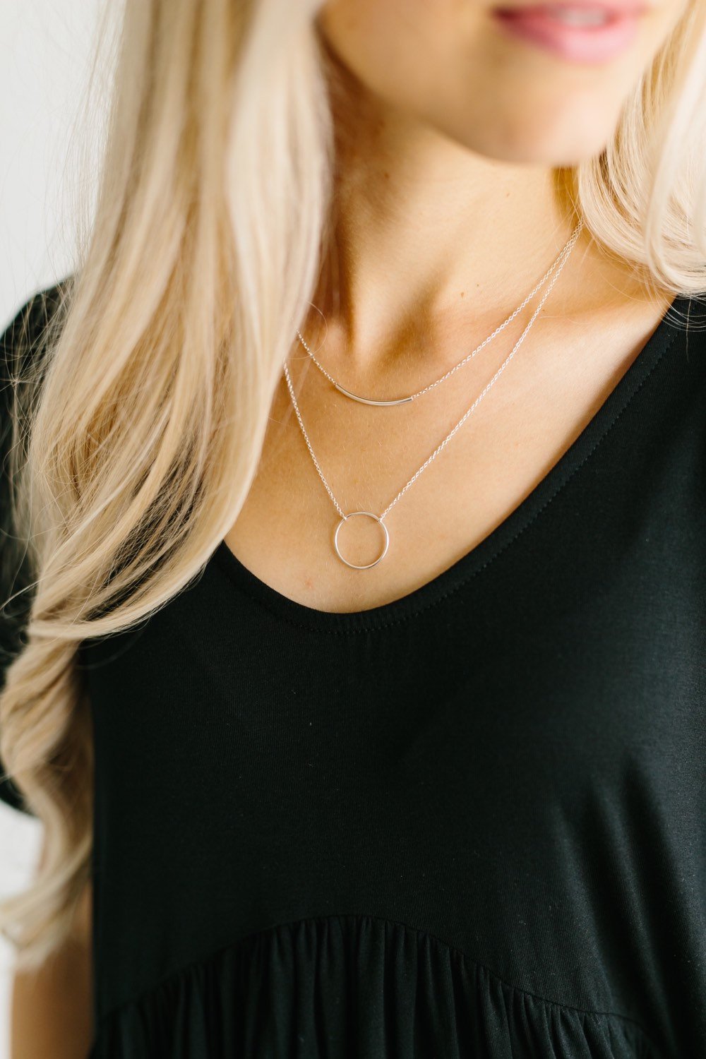 Large Circle Ring Necklace