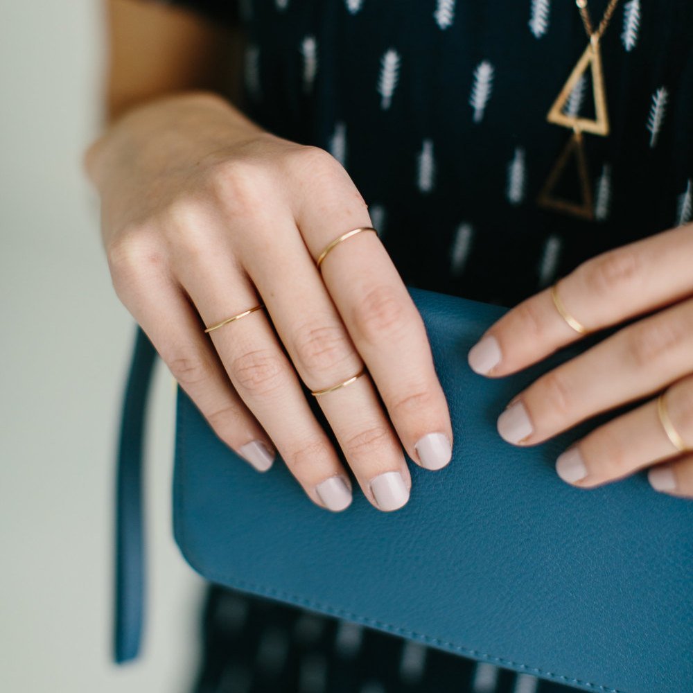 Gold Filled/Sterling Silver/Rose Gold Filled Band Ring