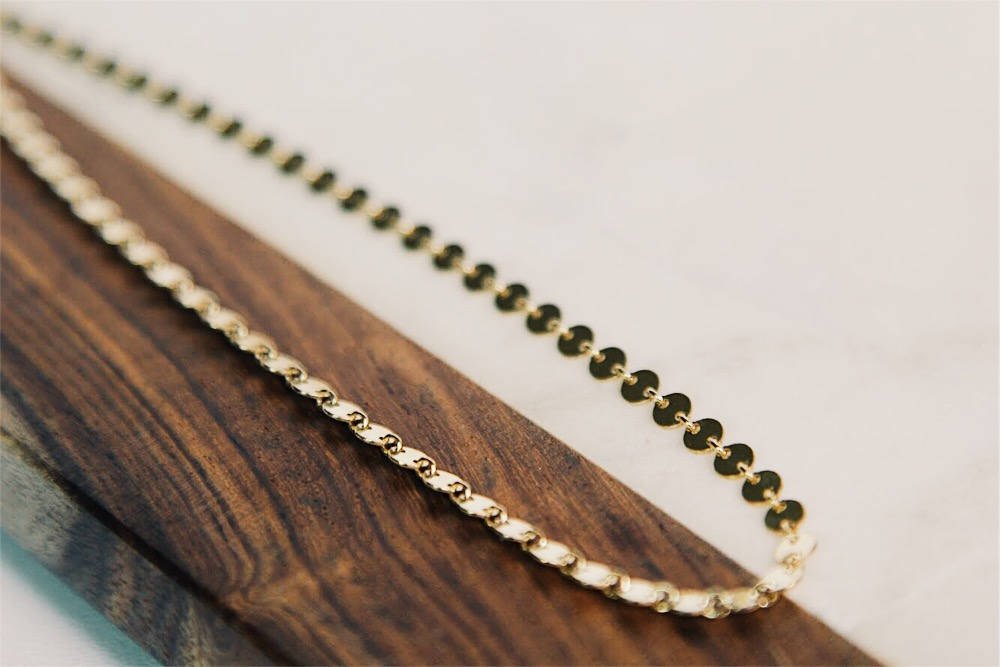Mini Circle Gold Necklace