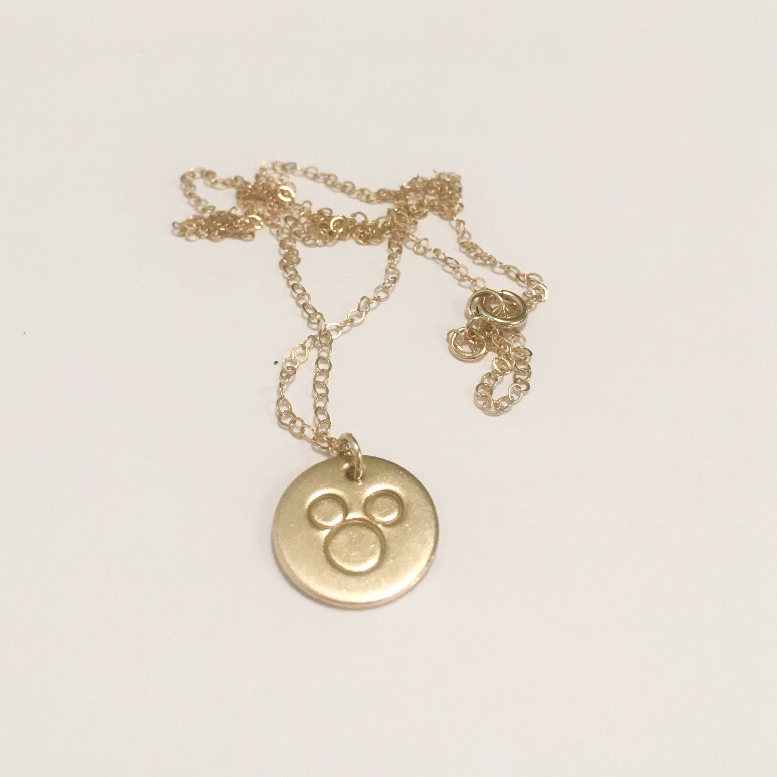 Disney-Inspired Charm Necklace – Gold Filled or Sterling Silver