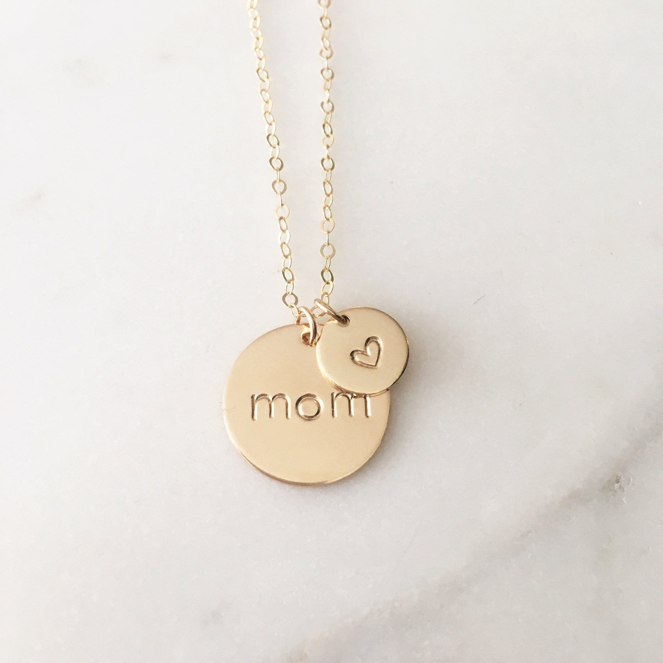 Big & Little Circle Charm Necklace