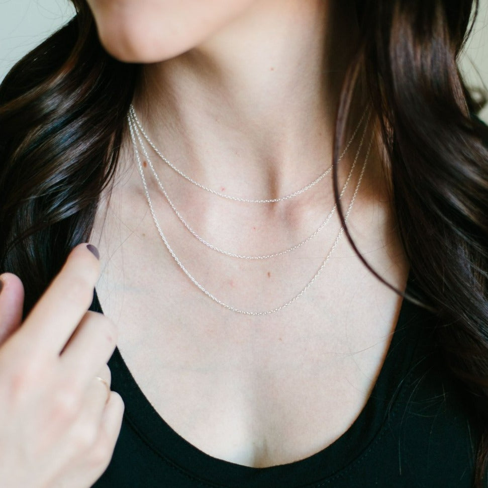 Finished Chain Necklace – Gold Filled or Sterling Silver