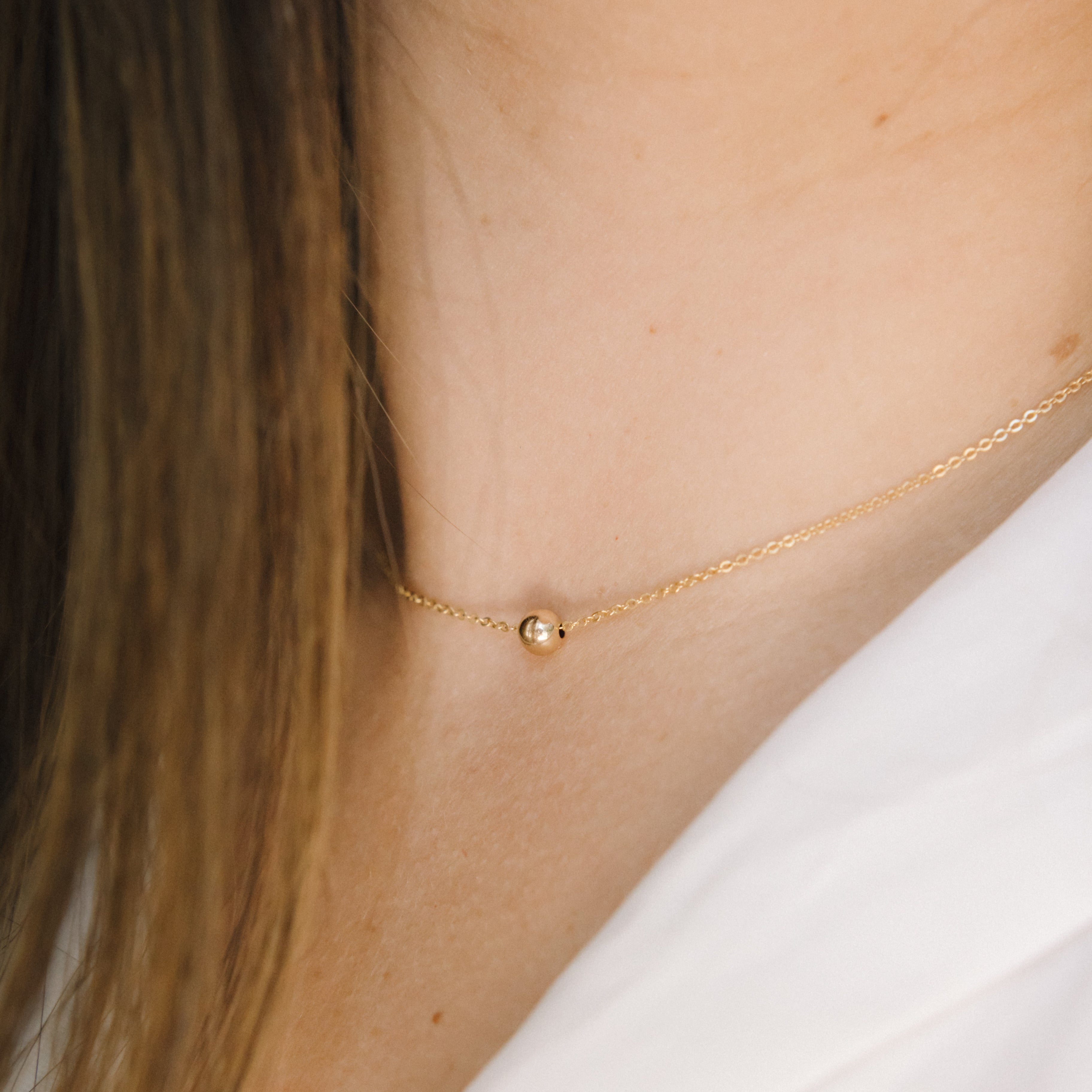 Single Bead Necklace