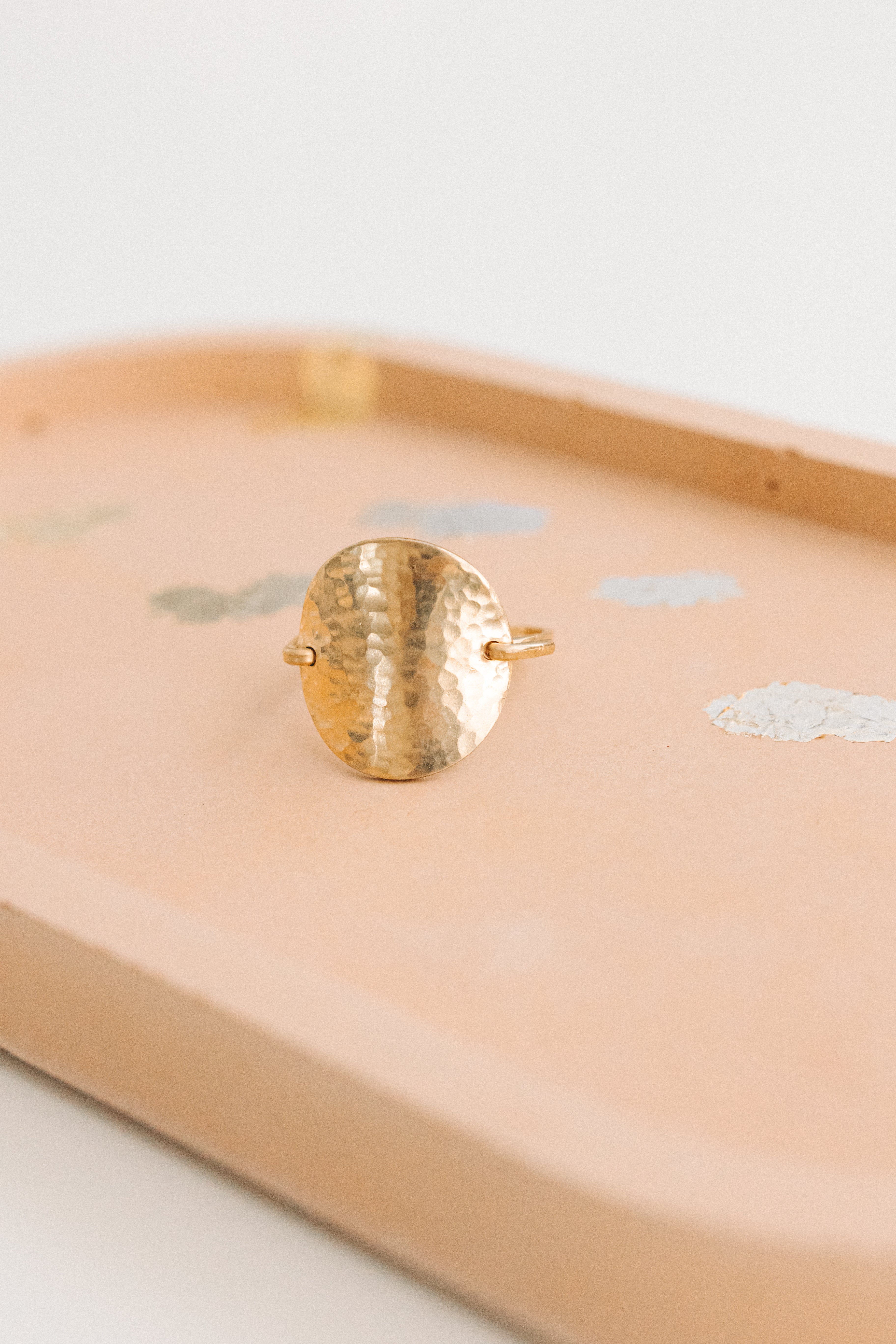 Hammered Statment Ring