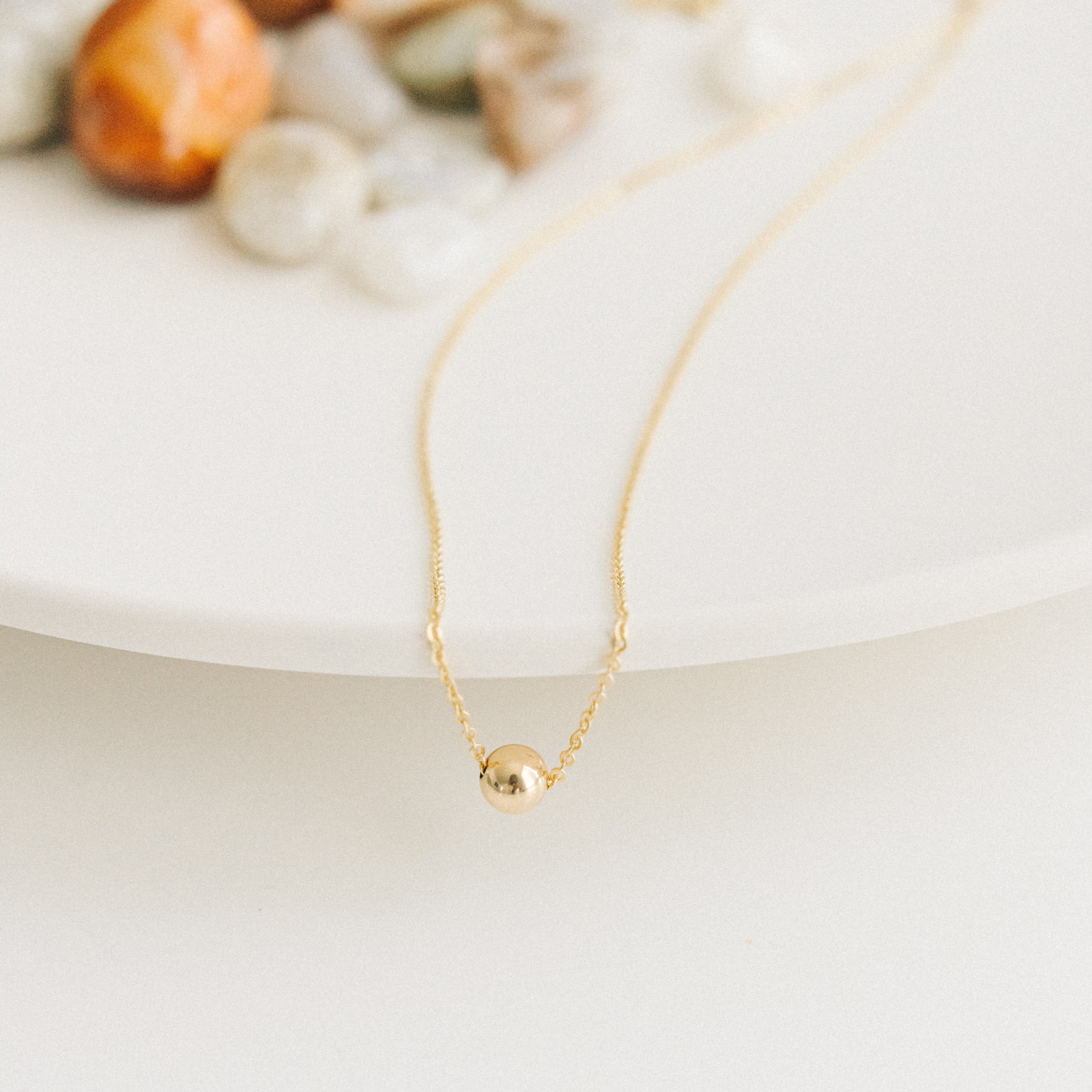 Single Bead Necklace