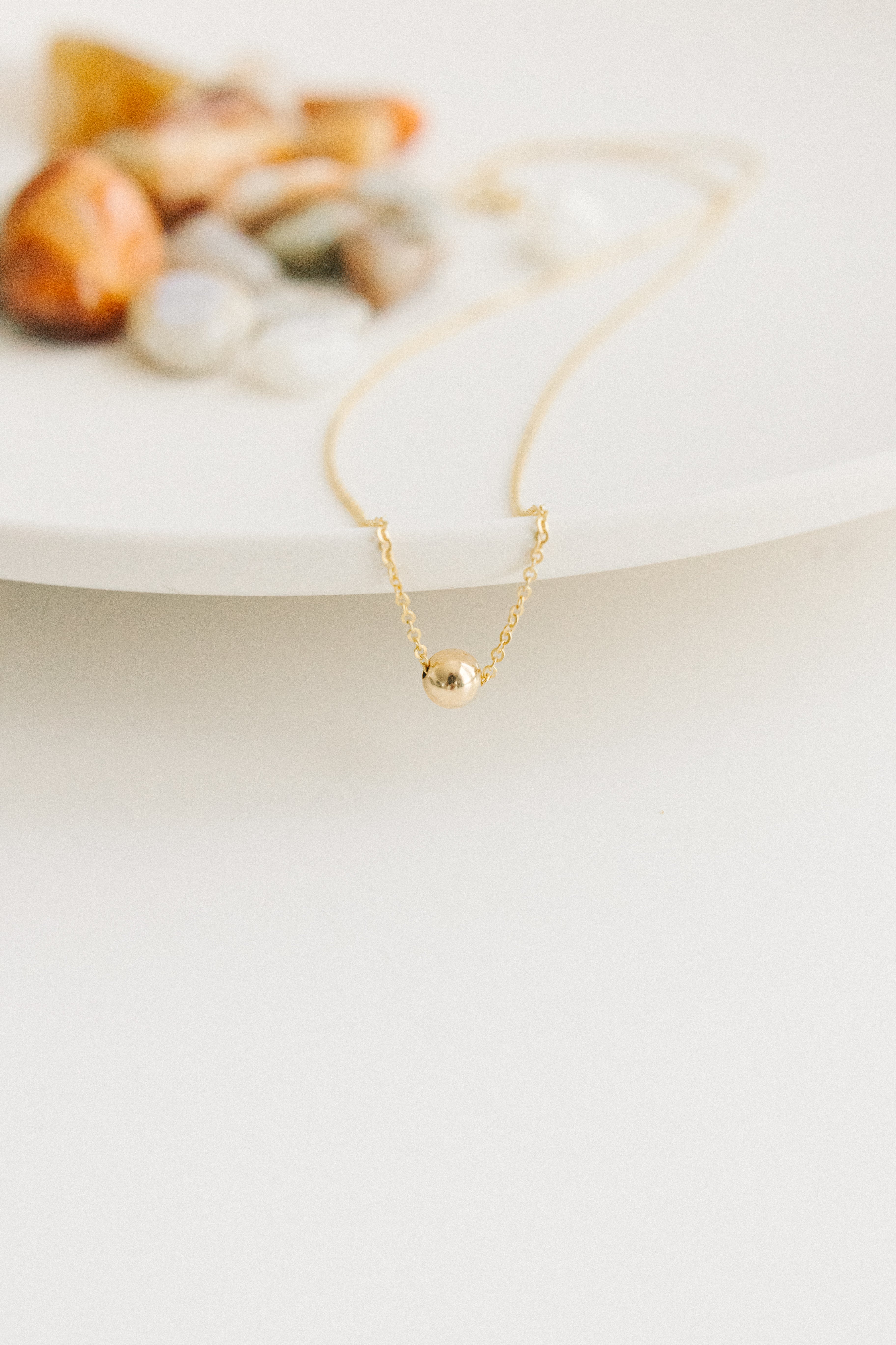 Single Bead Necklace
