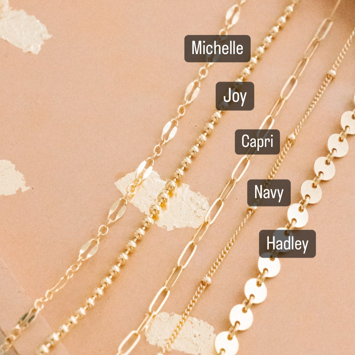Navy Anklet