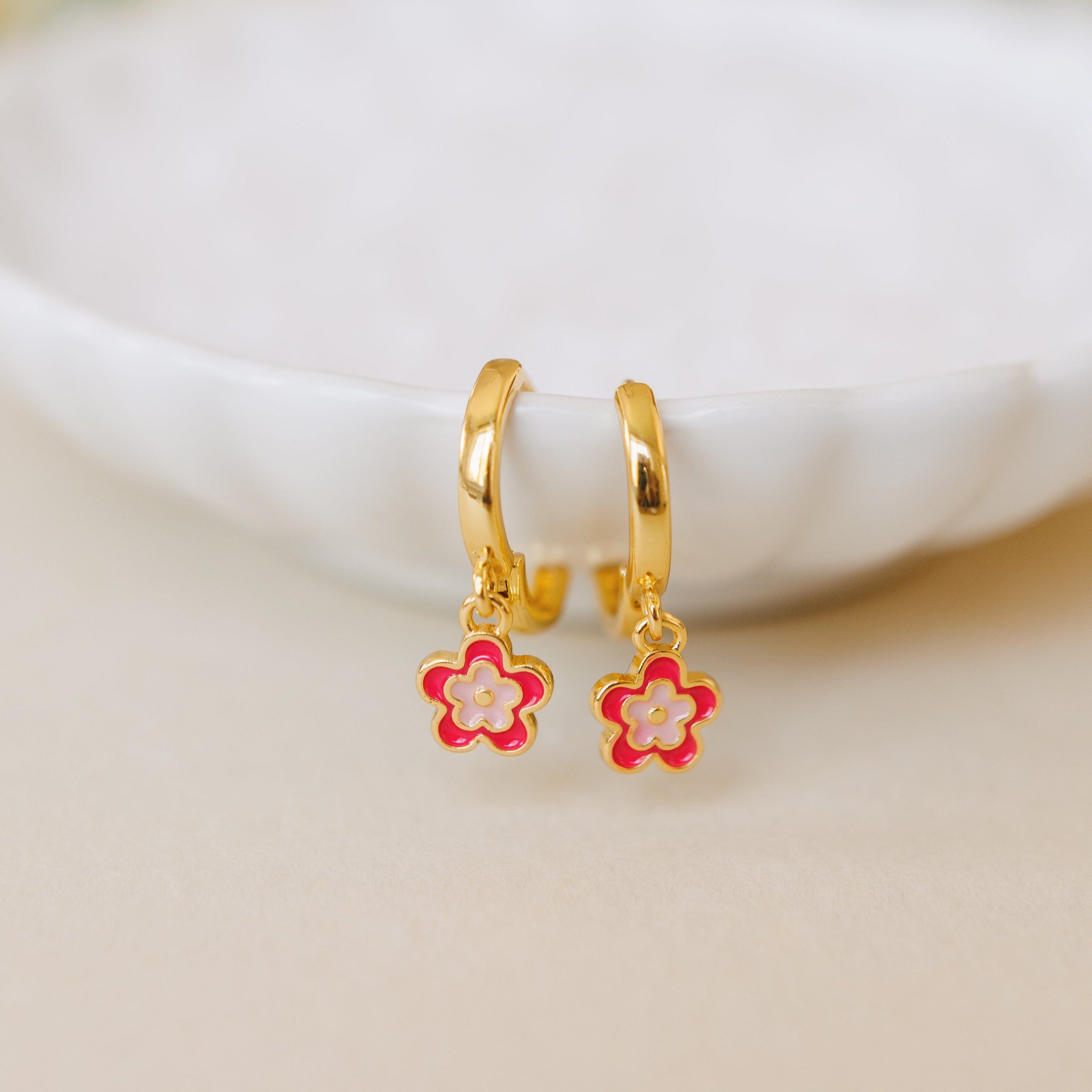 Rowan Flower Hoops