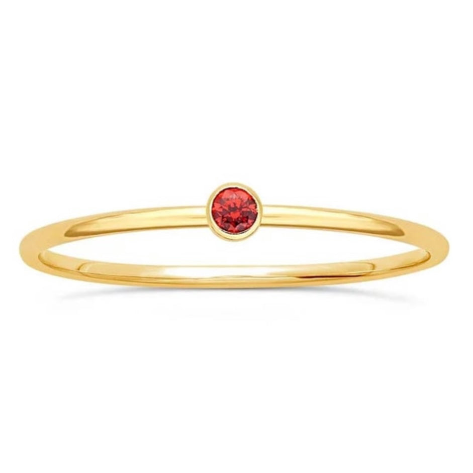July Birthstone Ring