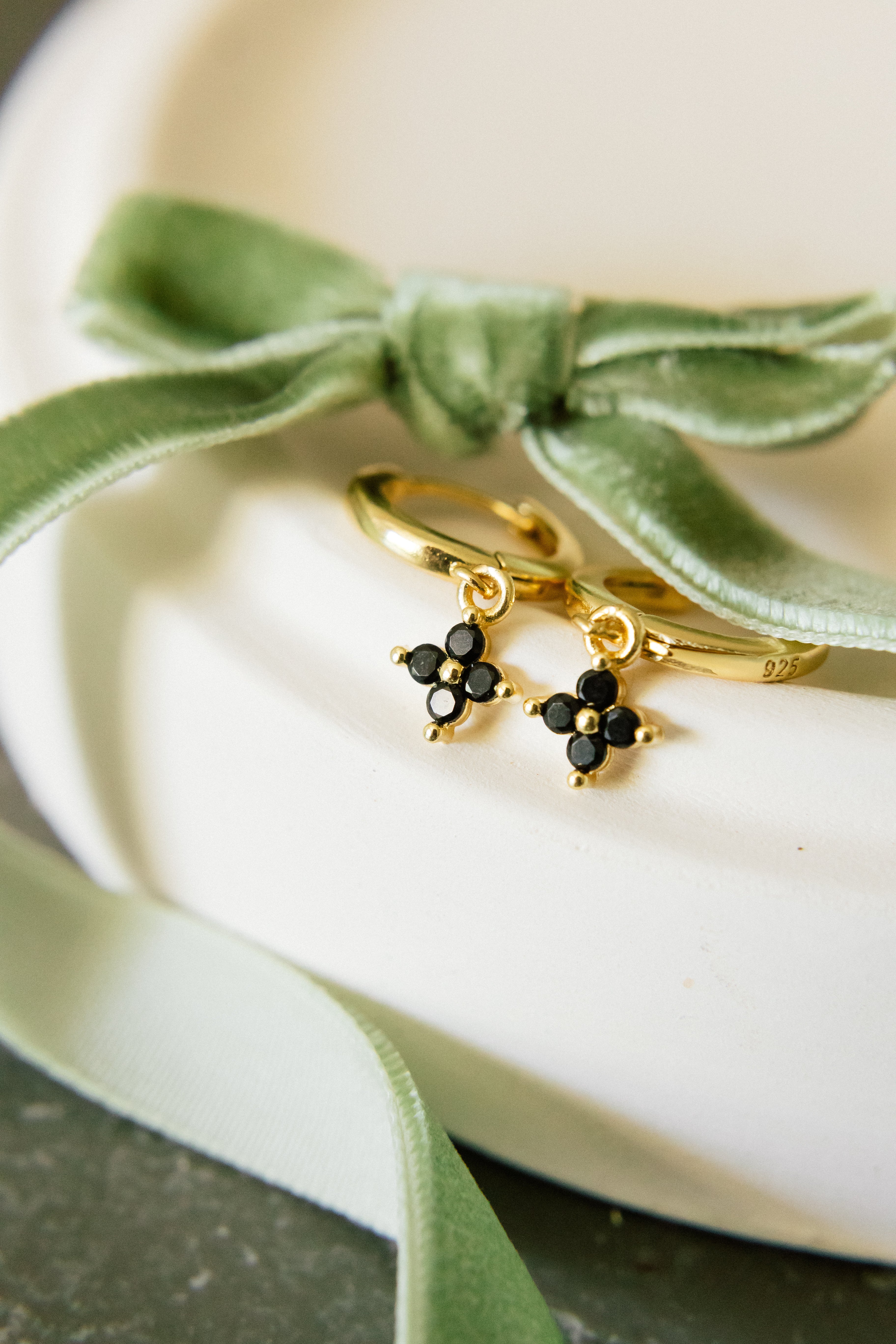 Noir Hoops