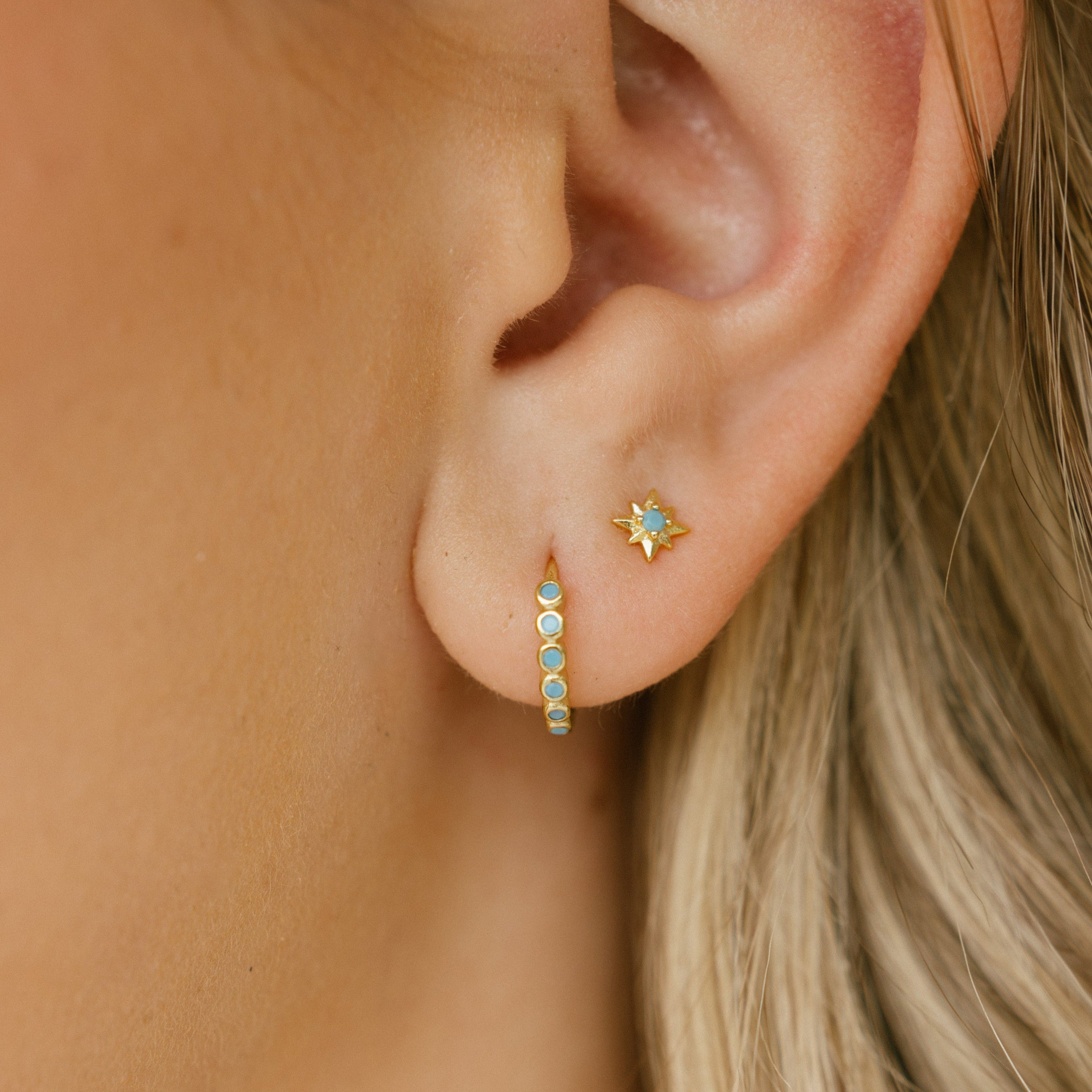 Starburst Screw-back Earrings
