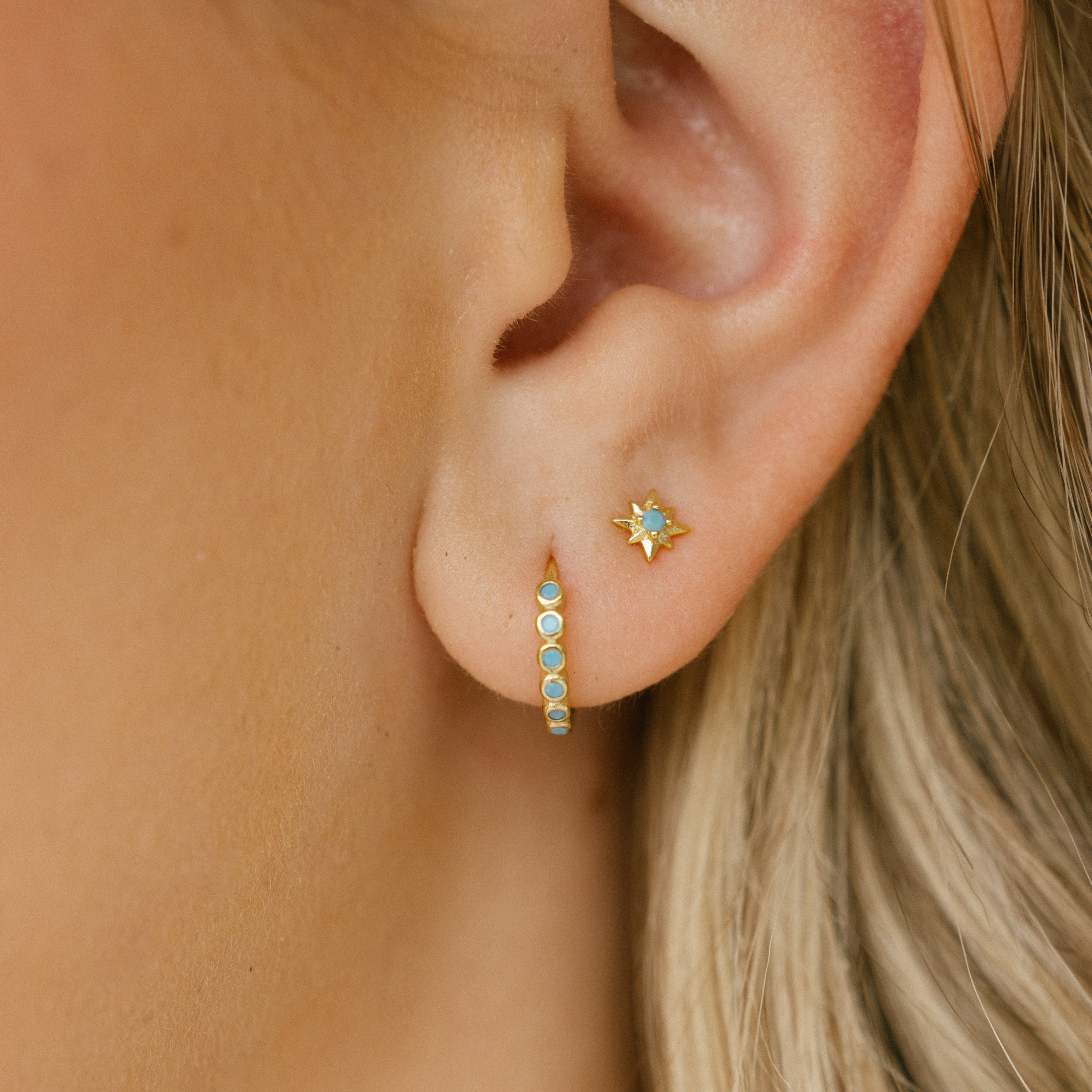 Starburst Screw-back Earrings