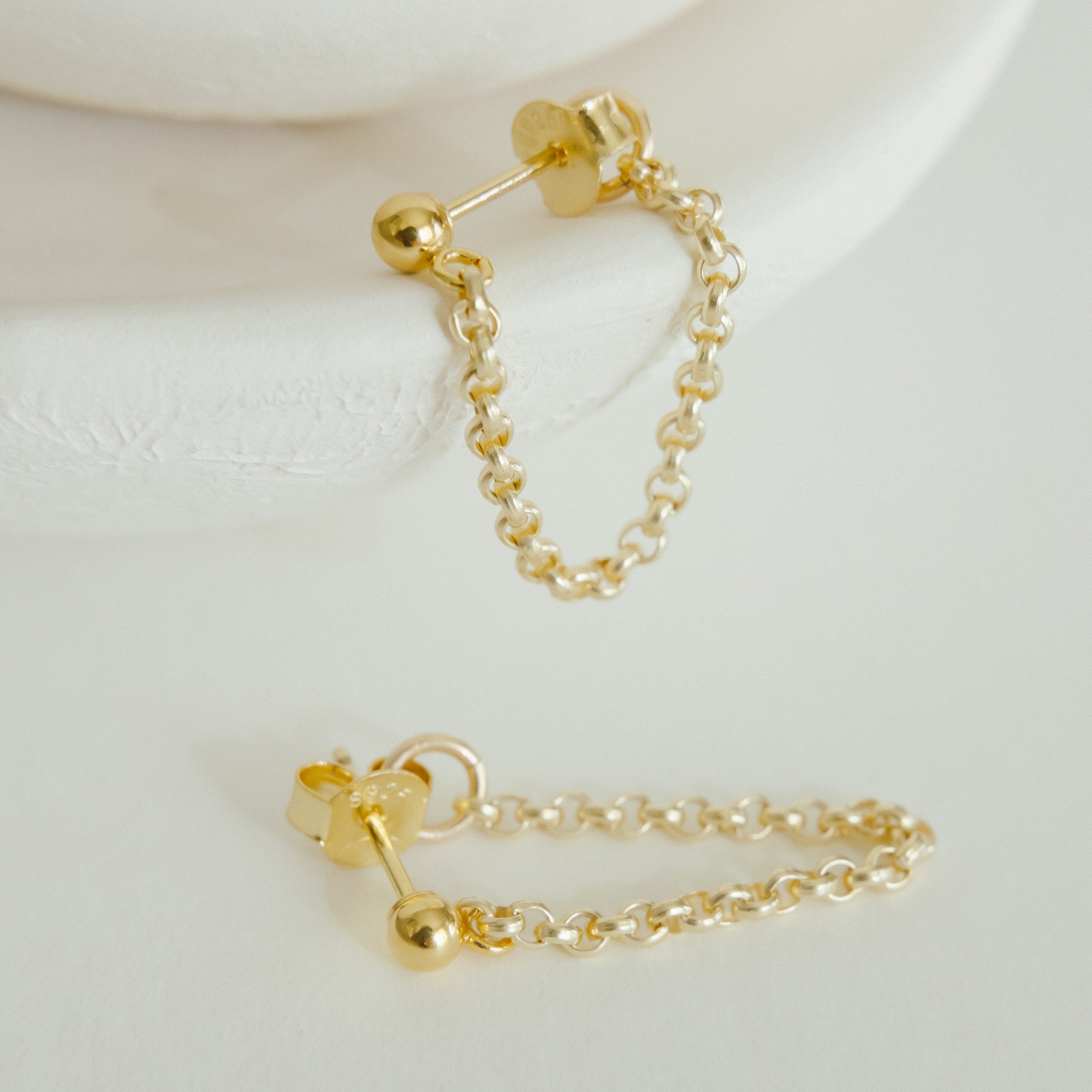 Lustre Chain Earrings