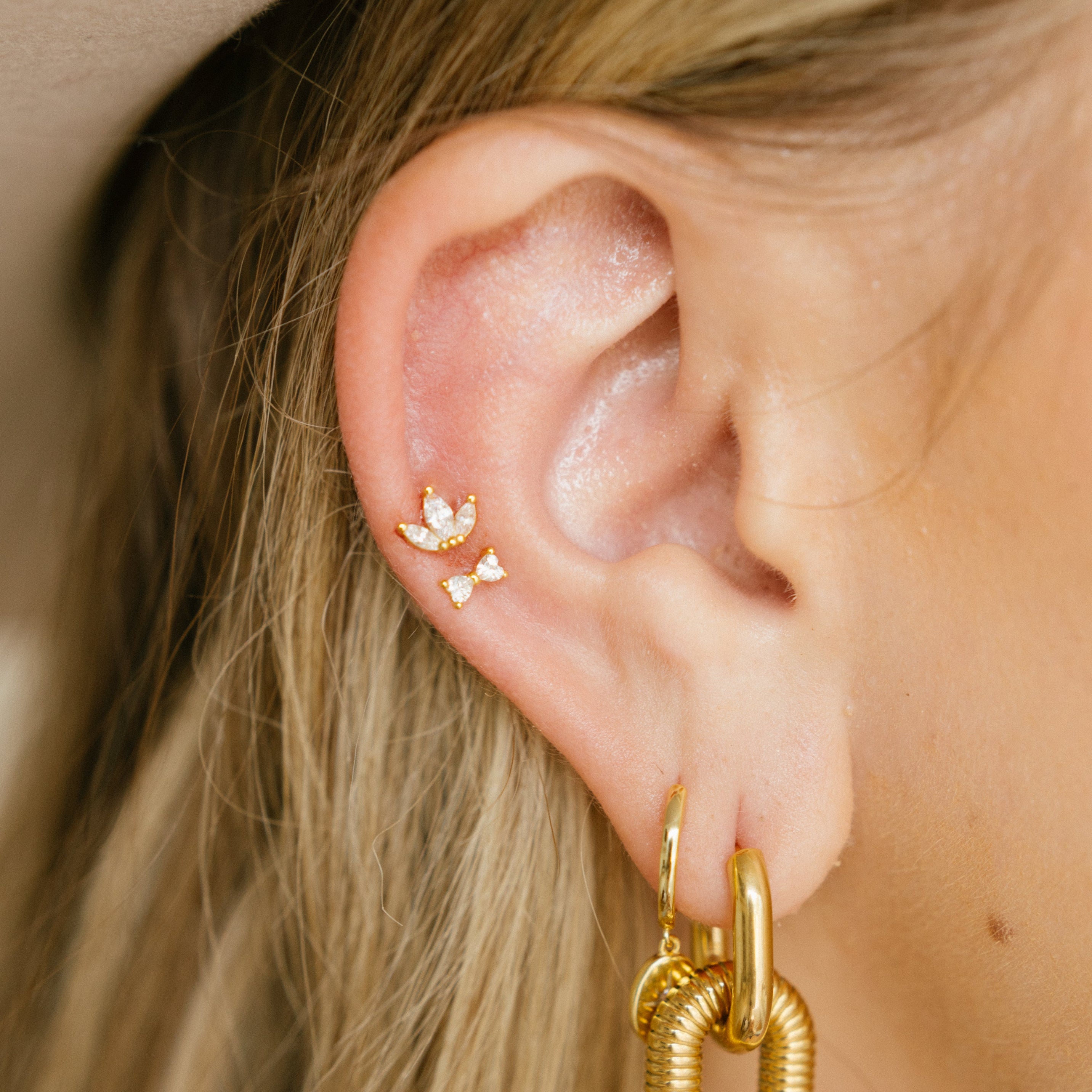 The Gemma Screw-Back Earring