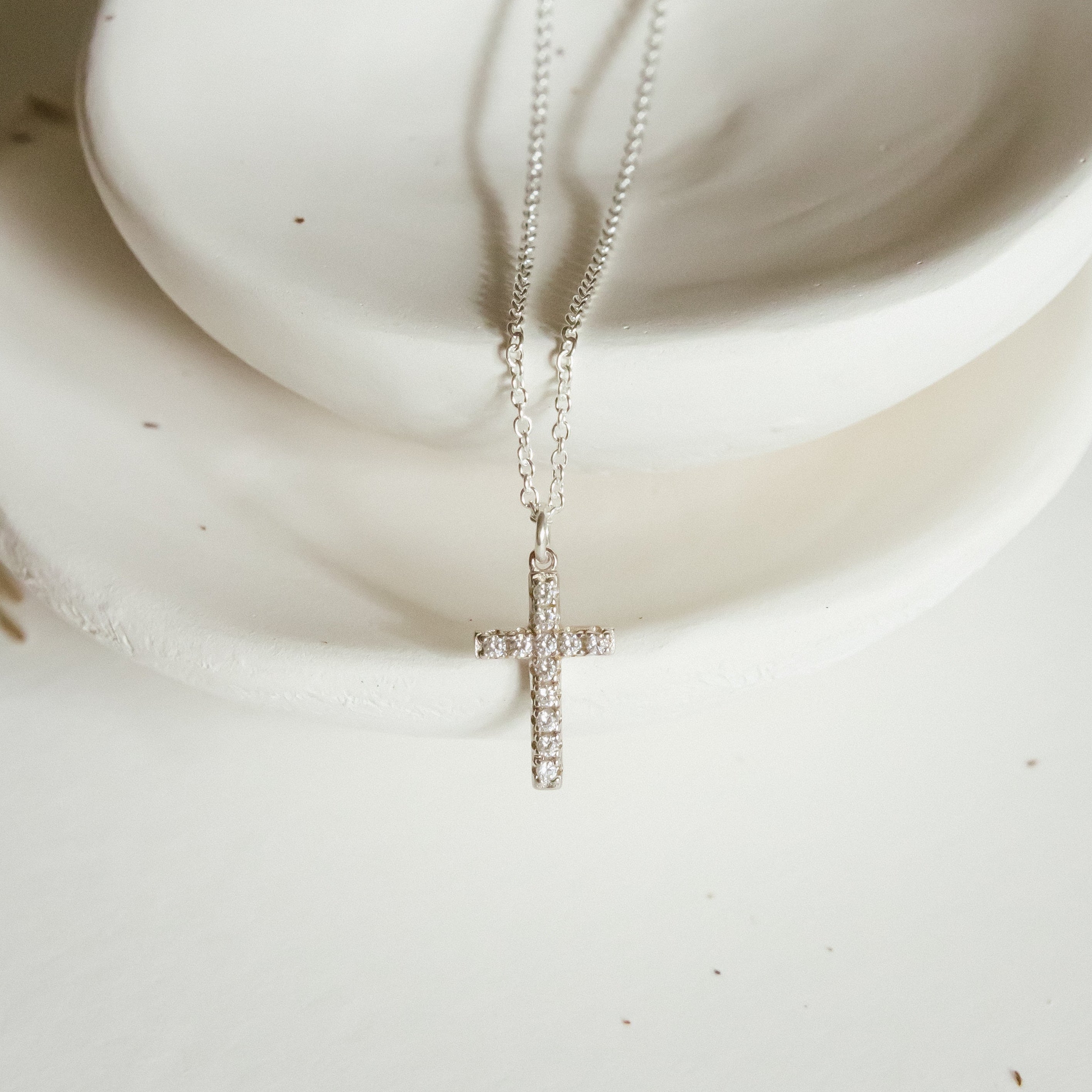 Glitz Cross Necklace