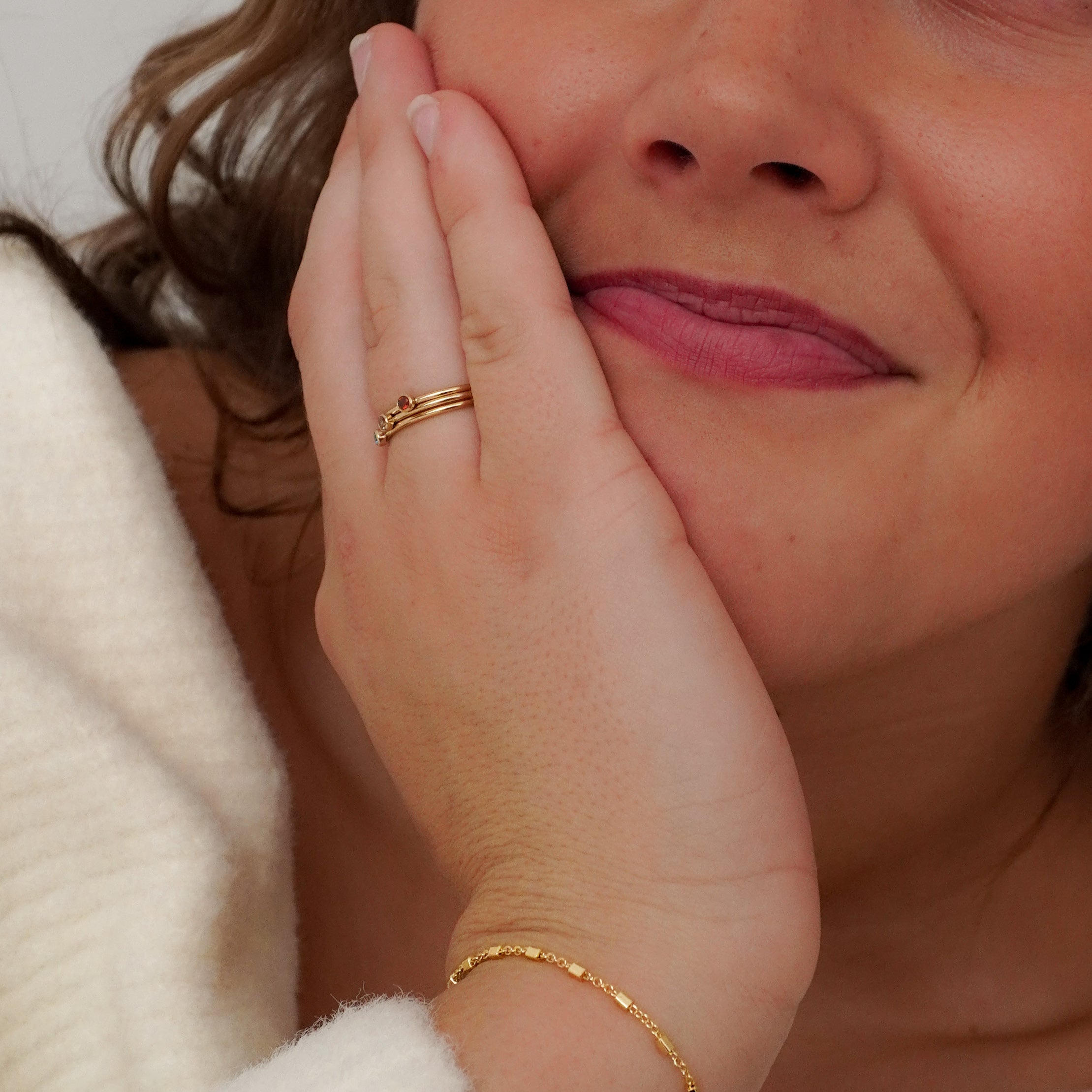 August Birthstone Ring