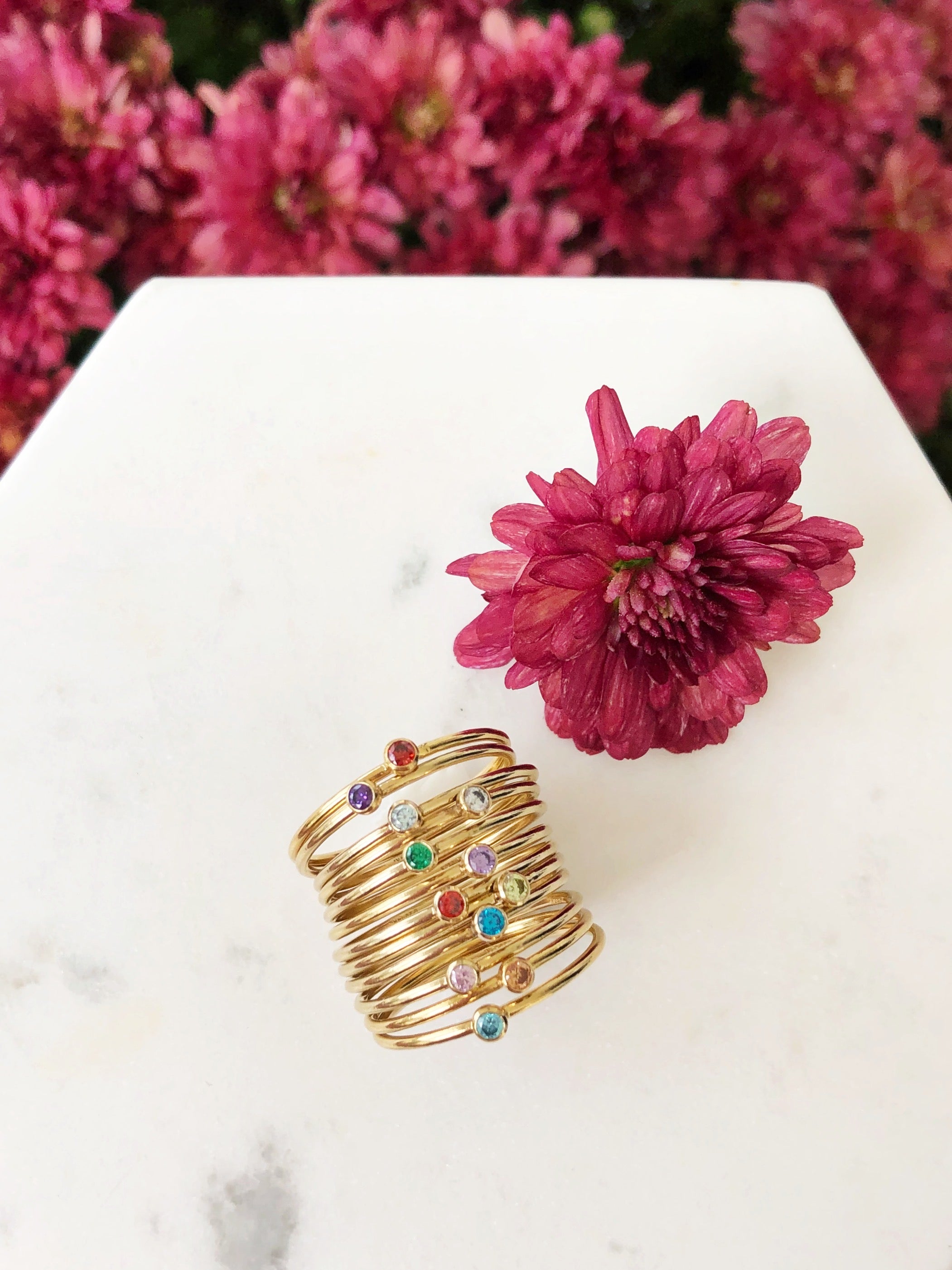 January Birthstone Ring