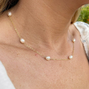 Large Infinity Pearl Necklace