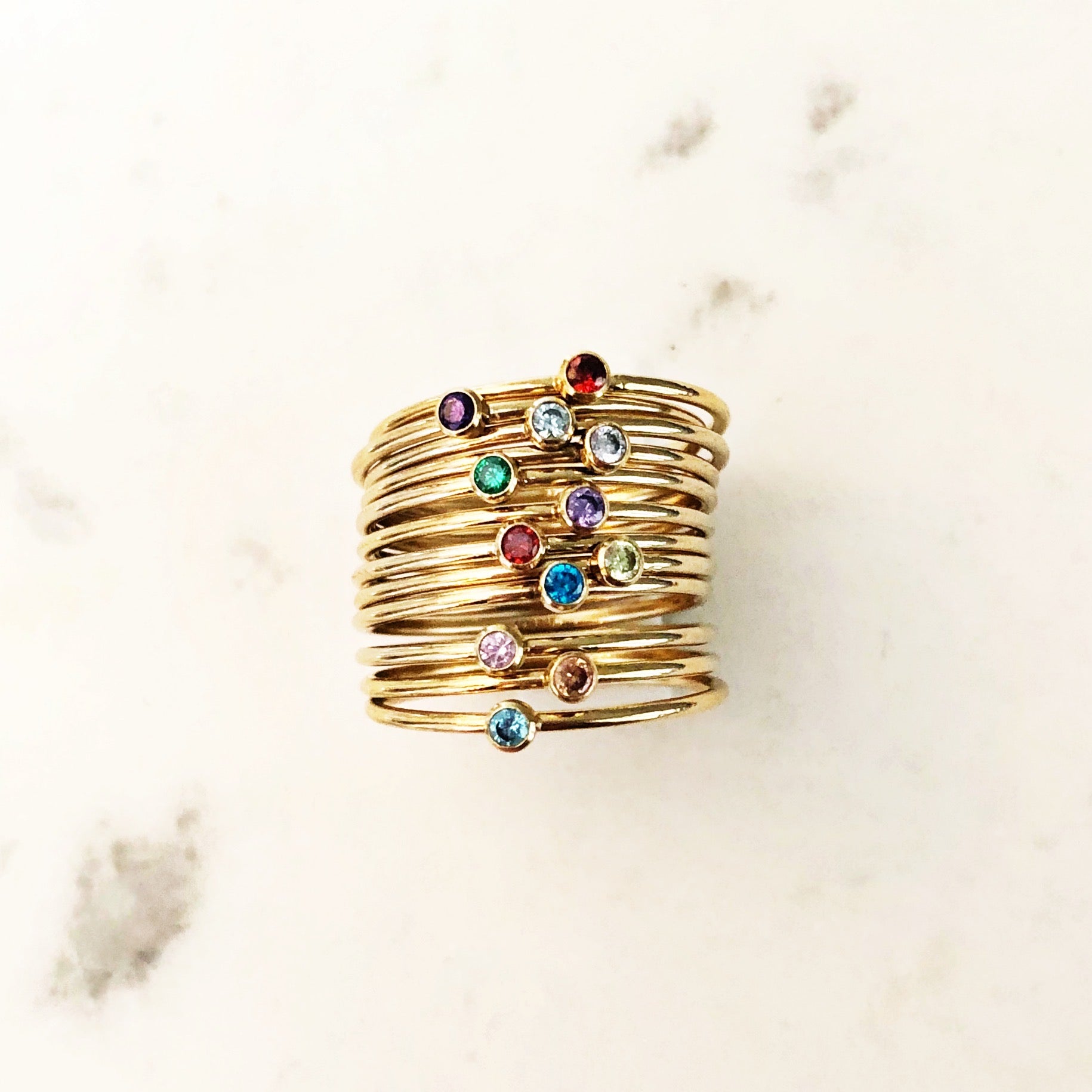 April Birthstone Ring