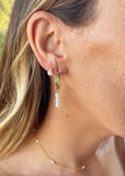 Pearl & Sparkle Stud Earrings