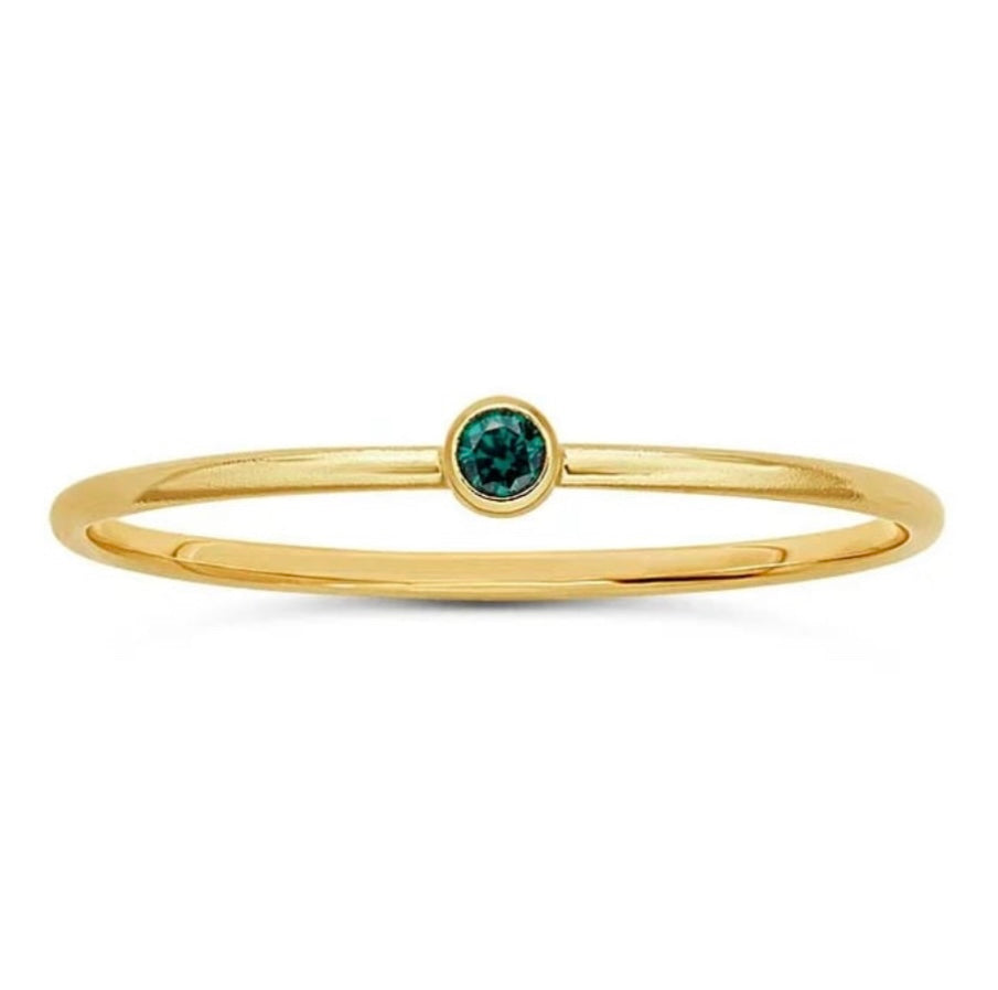 May Birthstone Ring