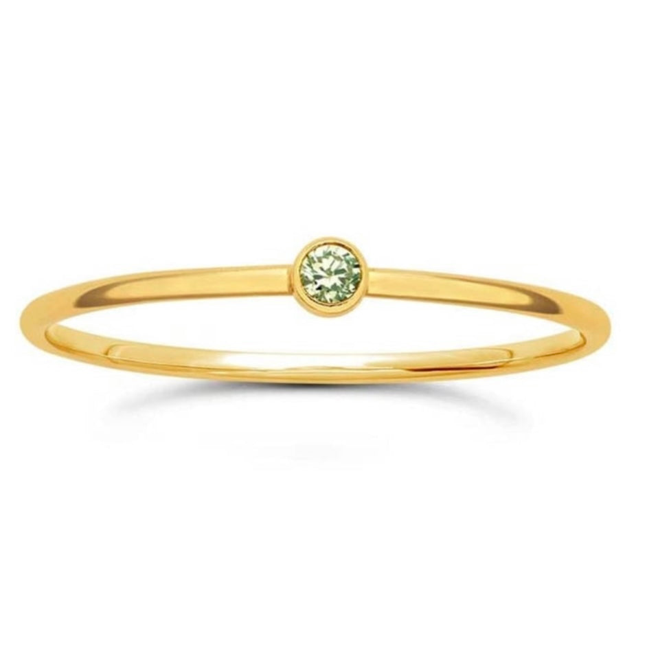 August Birthstone Ring