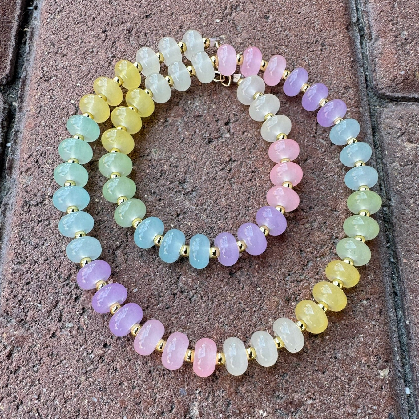 Rainbow Color Pop Necklace