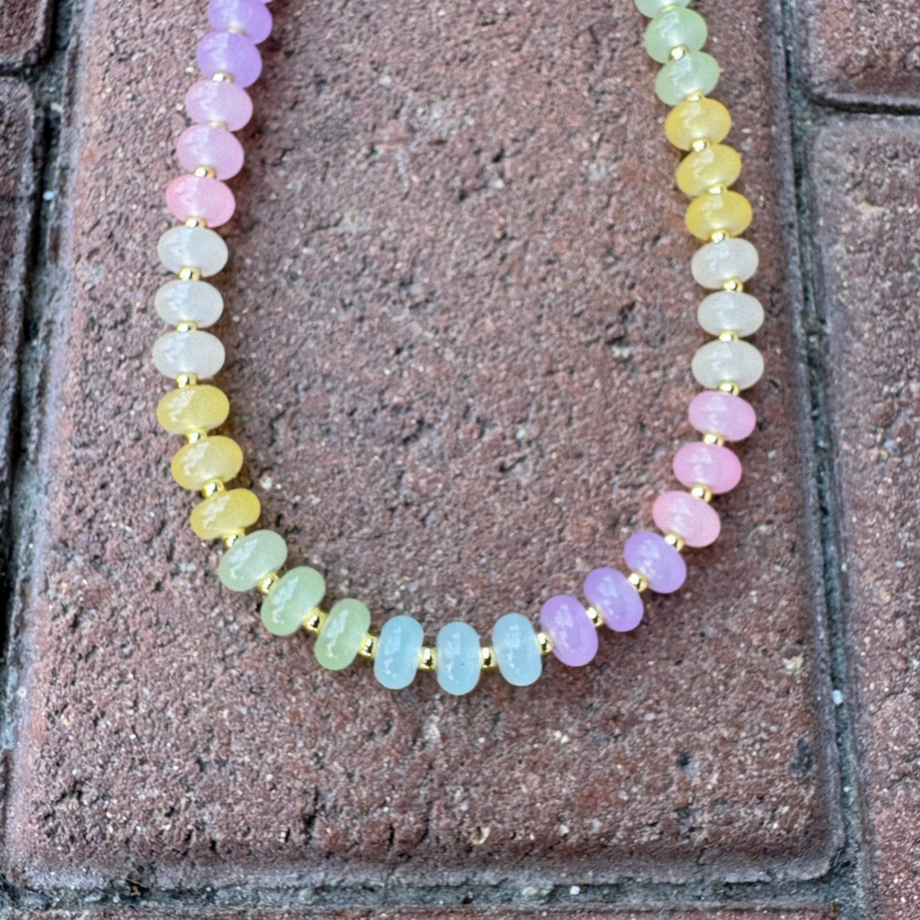 Rainbow Color Pop Necklace