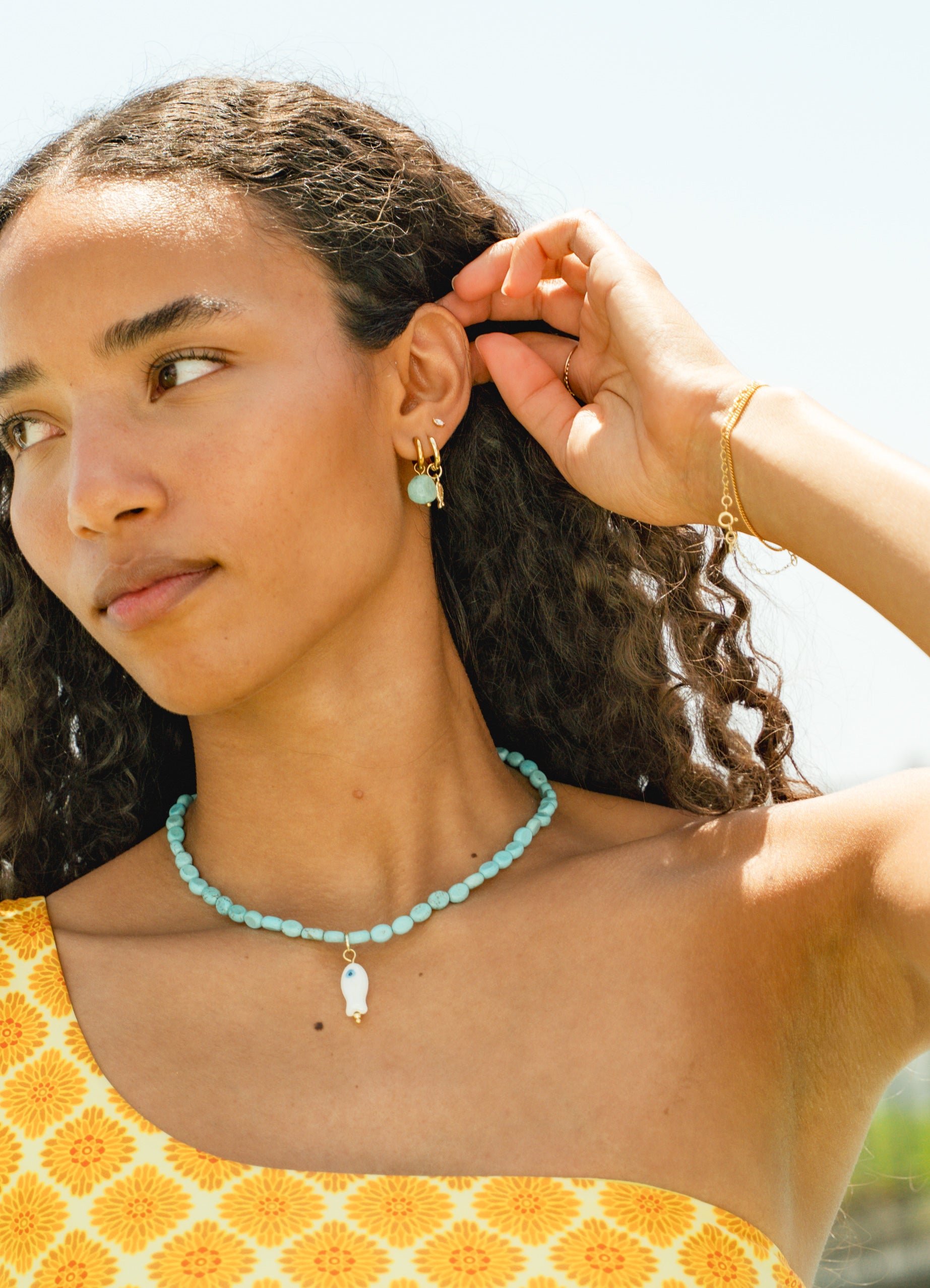 Sea Stone Earrings