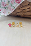 Flower Power Screw Back Earrings