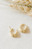 Tear Drop Hoop Earrings