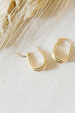 Tear Drop Hoop Earrings