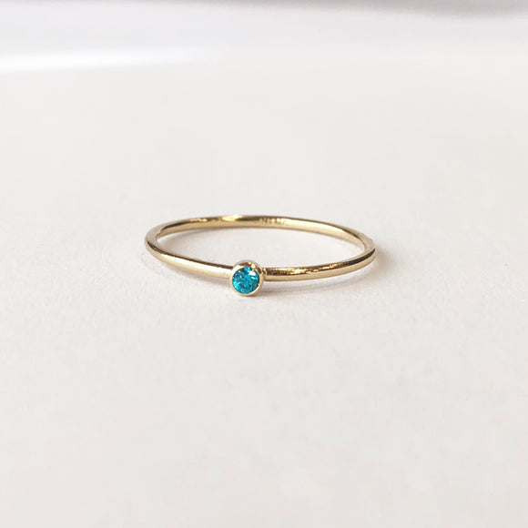 December Birthstone Ring