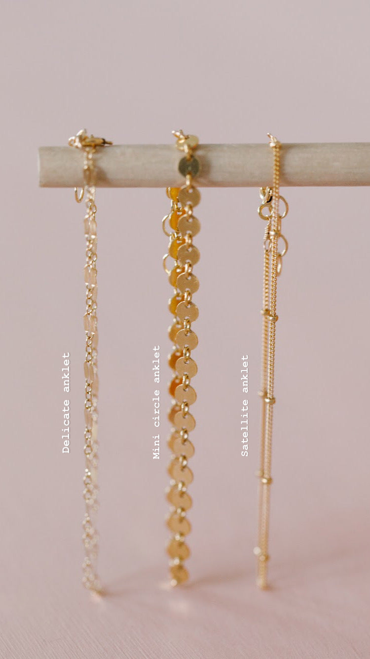 Mini Circle Anklets